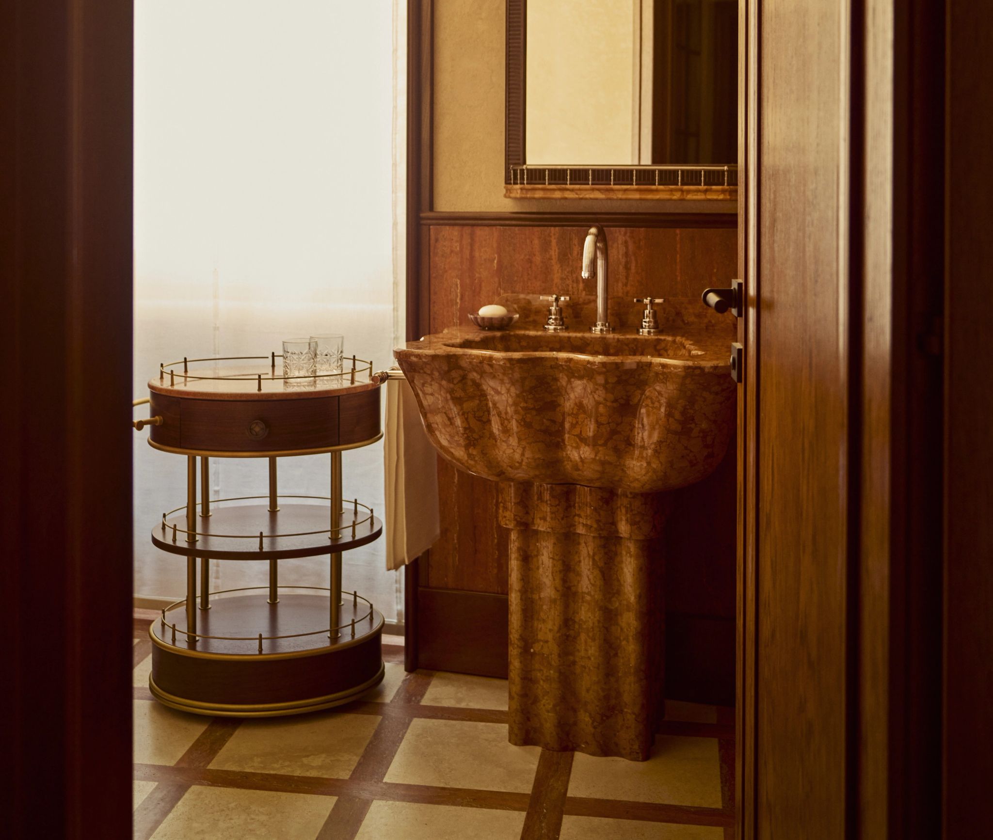 Classic banheiro de luxo - banho premium - banheira de imersao