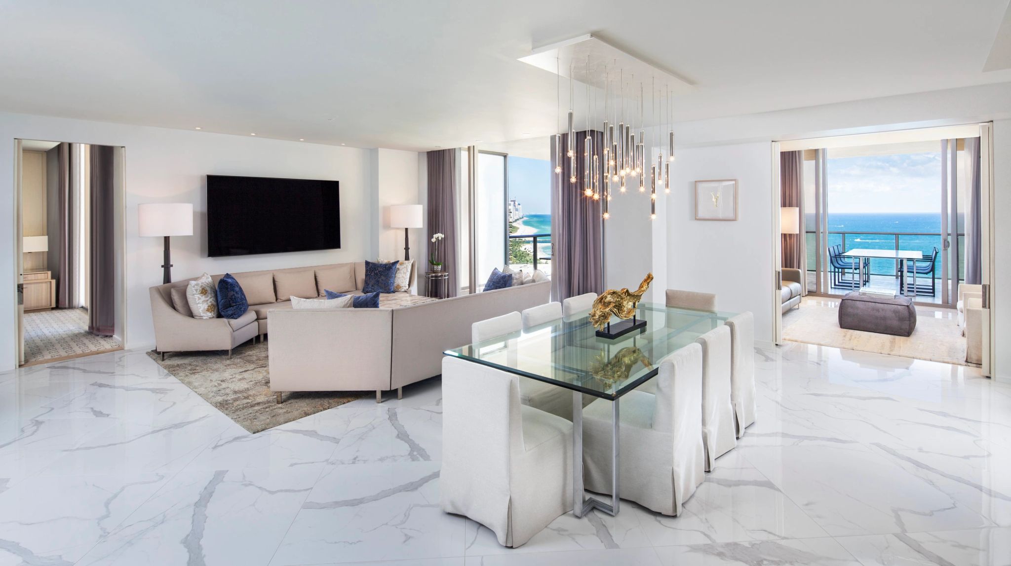 sala de jantar - area gourmet - signature suite - suite para familia