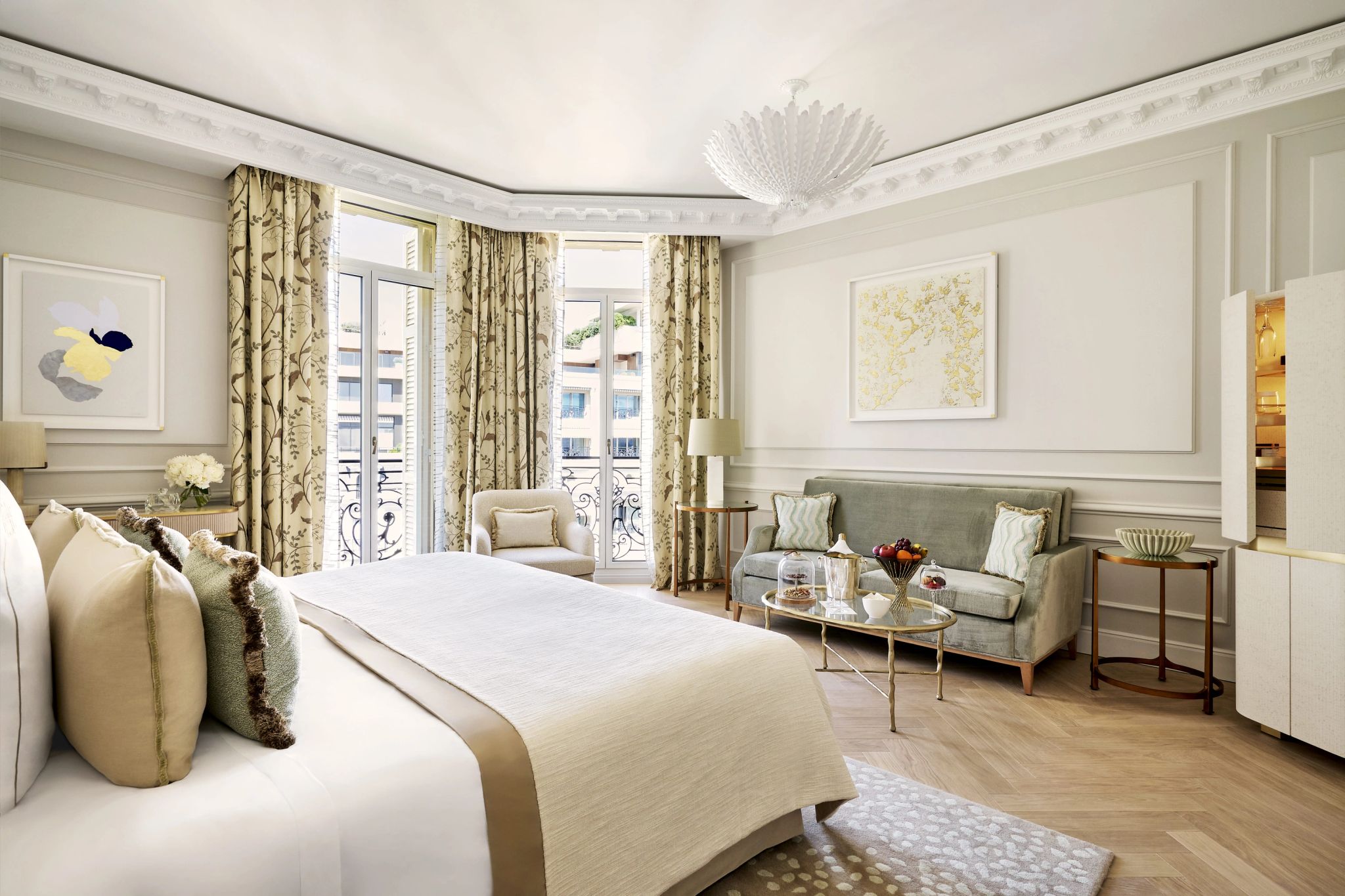 quarto belle epoque - decoracao classica luxo - suite elegante monaco