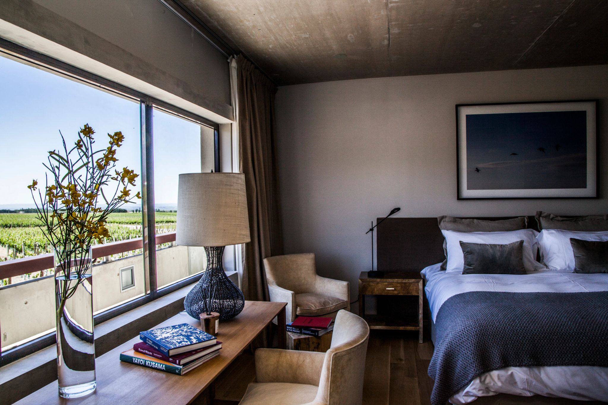 Cordón del Plata quarto premium - vista panoramica - cama de casal