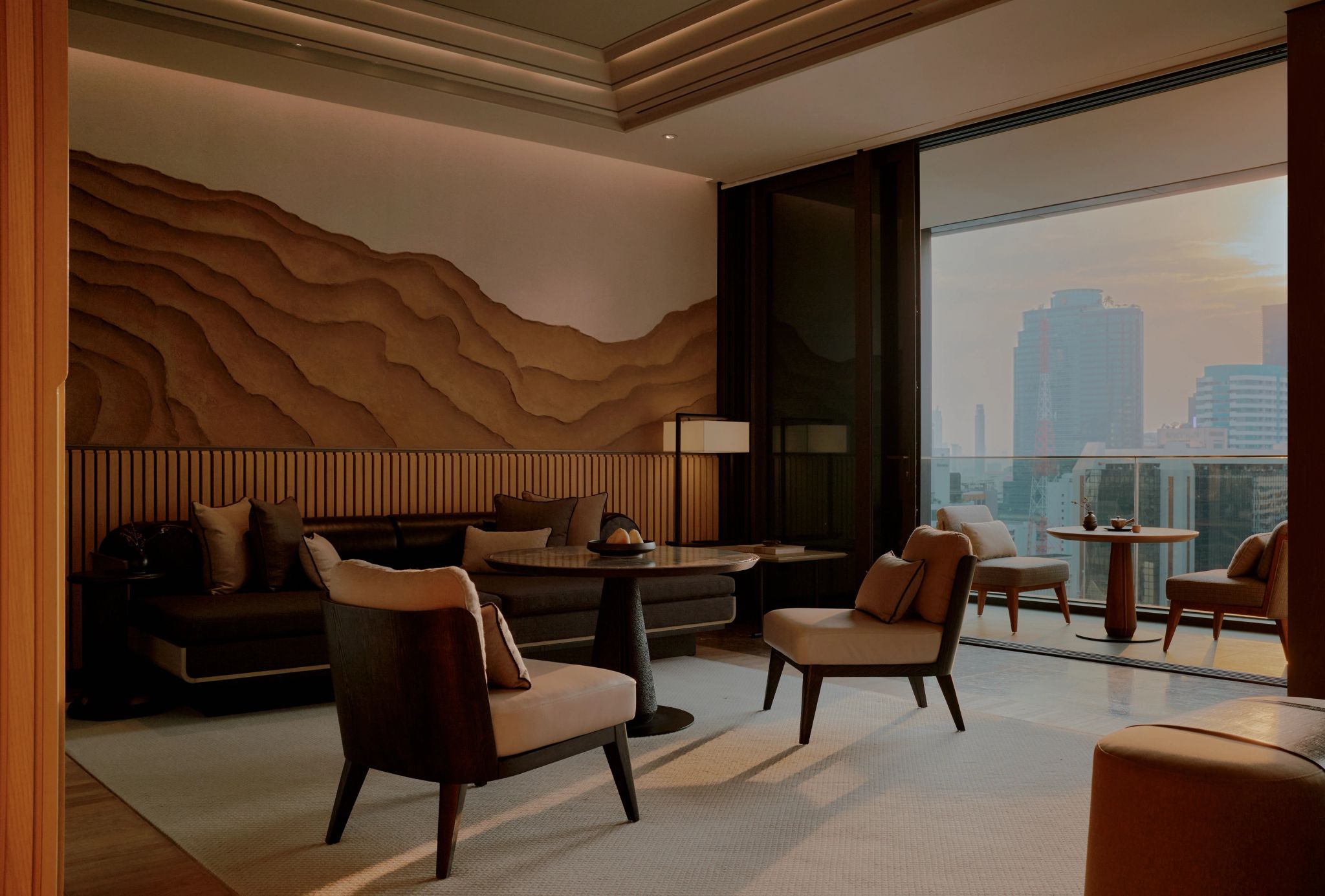 Terrace Suite obras de arte - sala de estar - arte contemporanea