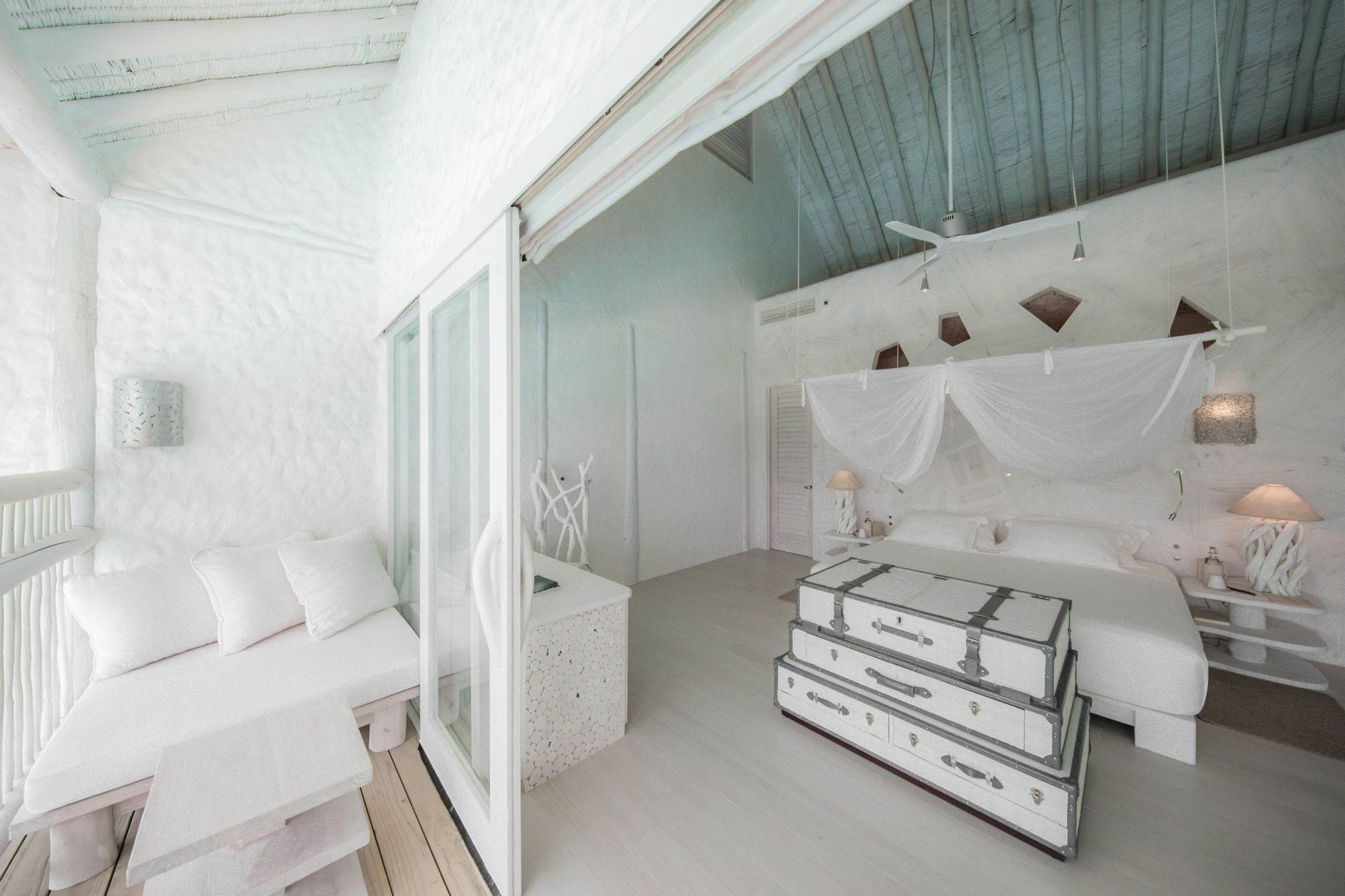 Villa 1 suite de luxo - cama de casal - decoracao premium