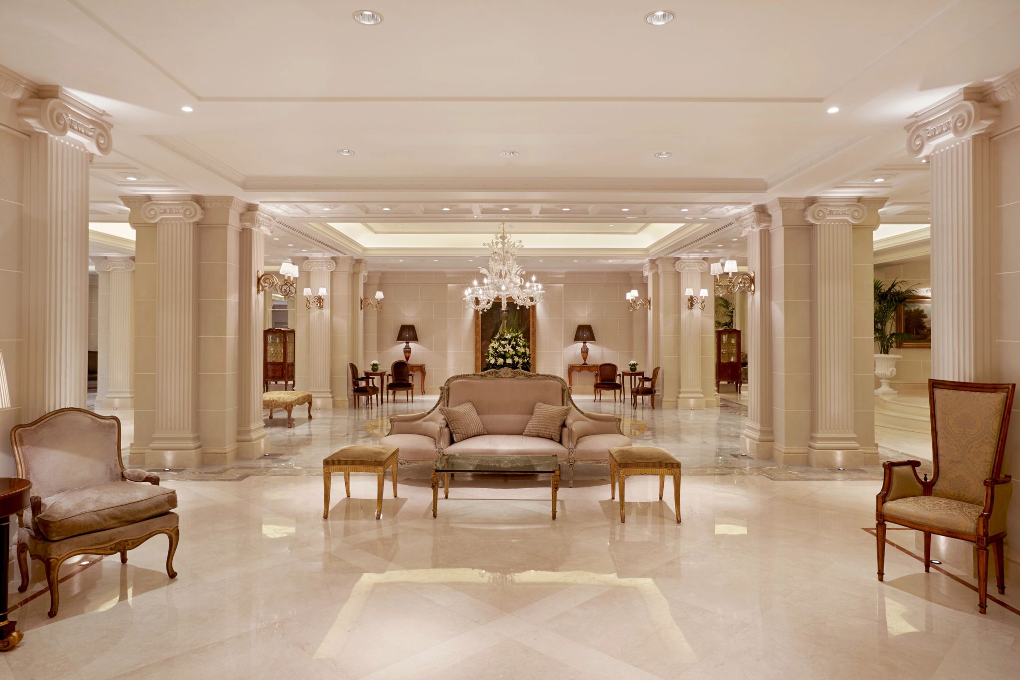 lounge de hotel - arquitetura classica - entrada do hotel 