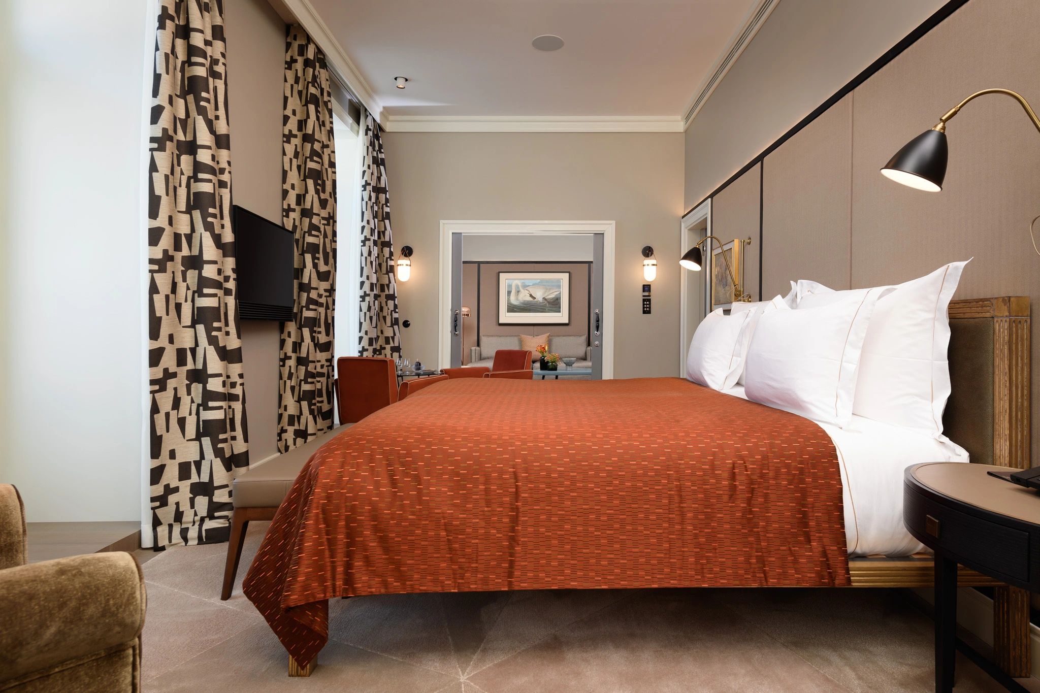 Suite Tejo cama de casal – decoracao moderna – suite de luxo