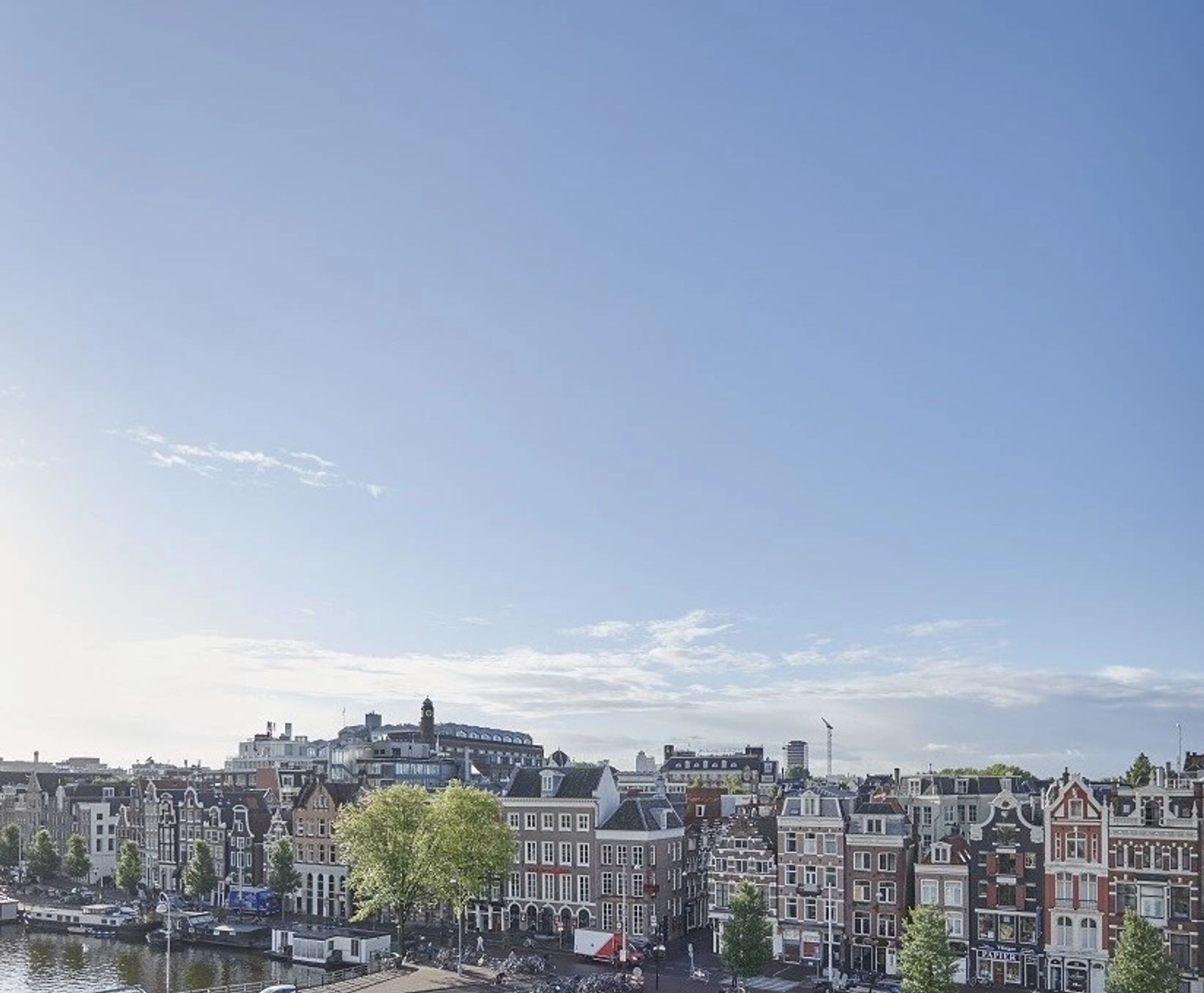 vista panoramica amsterdam – vista do quarto – rio amstel