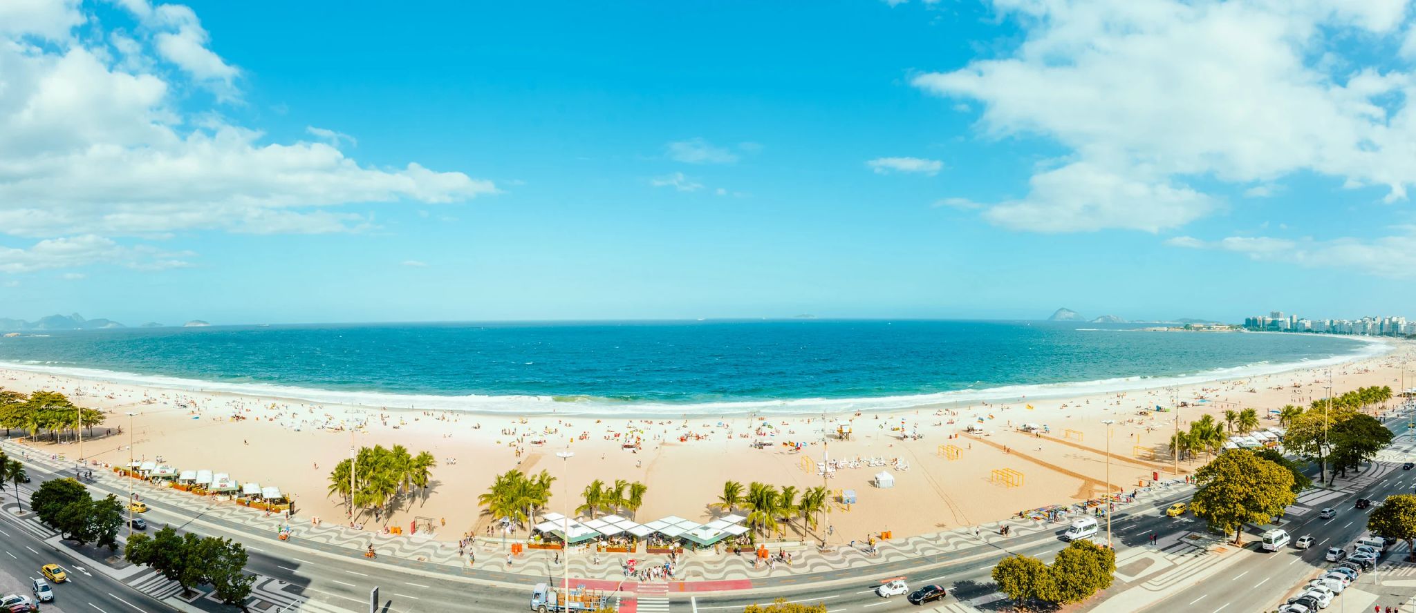 praia de copacabana - vista do hotel copacabana palace - rio