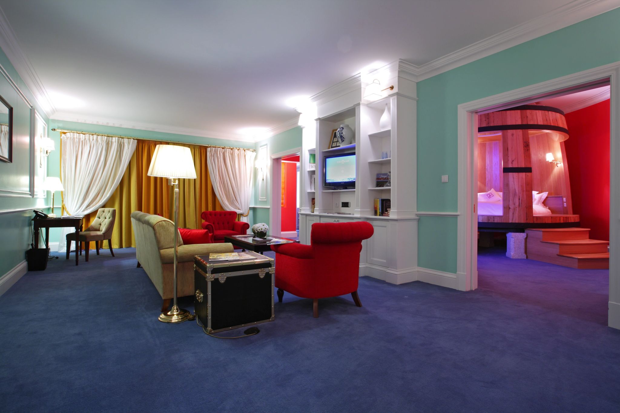 Master Suite Garden sala de estar - decoraçao classica – suite com sala