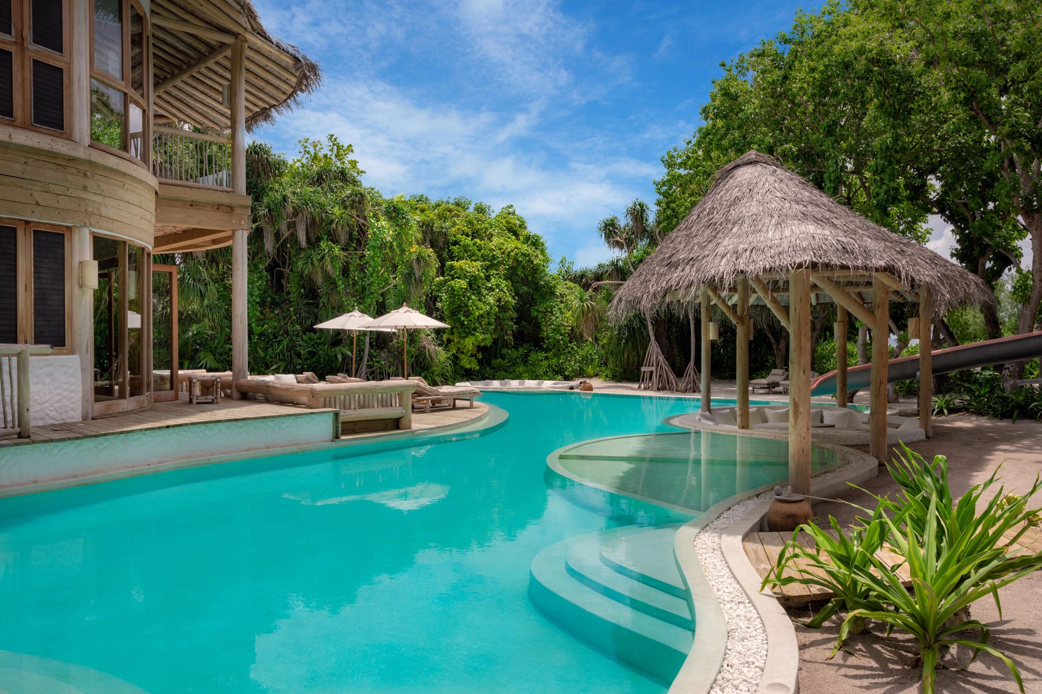 Villa 38 suite maldivas - vila de luxo - piscina