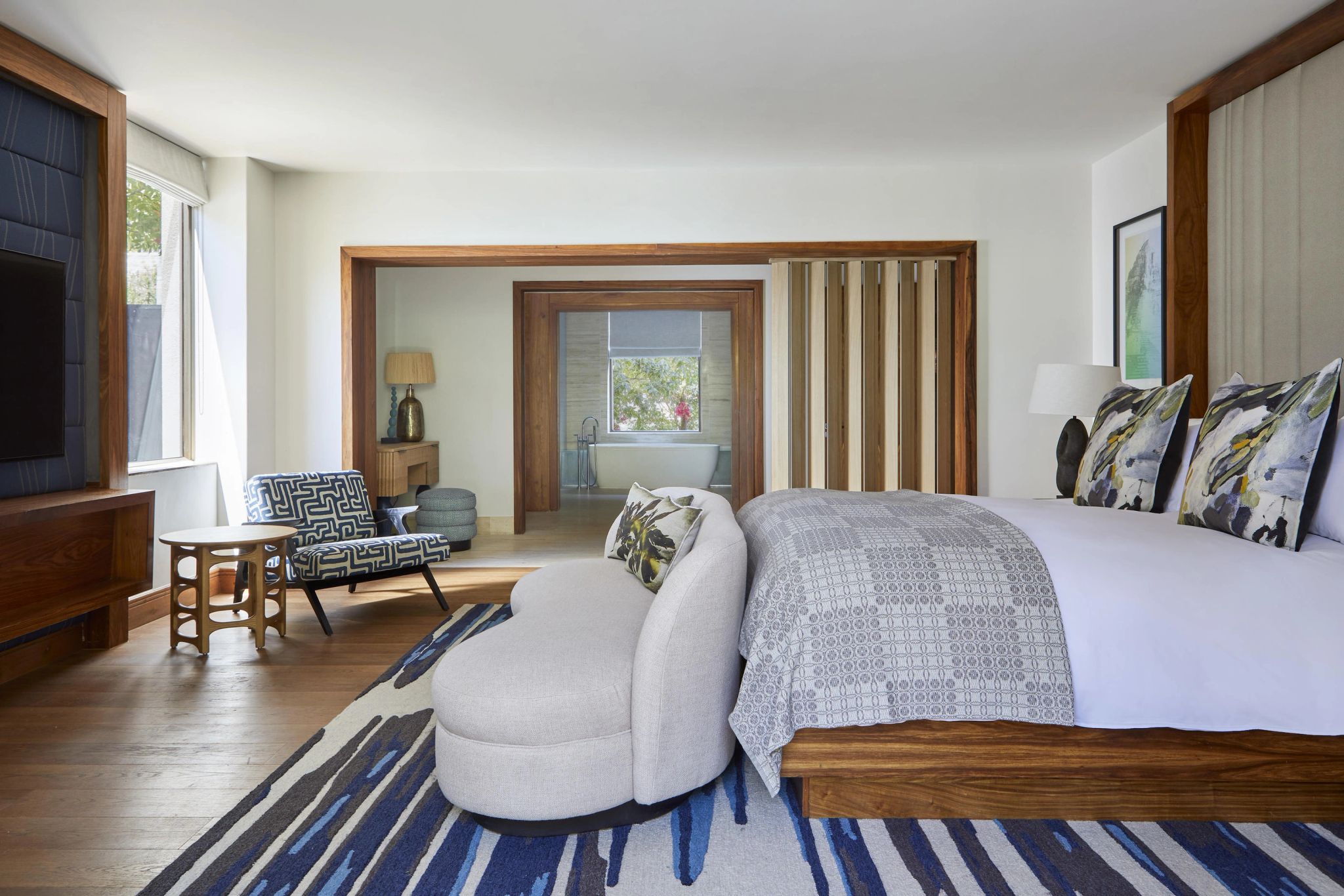 suite cama king - cama king - suite moderna - decoraçao africana