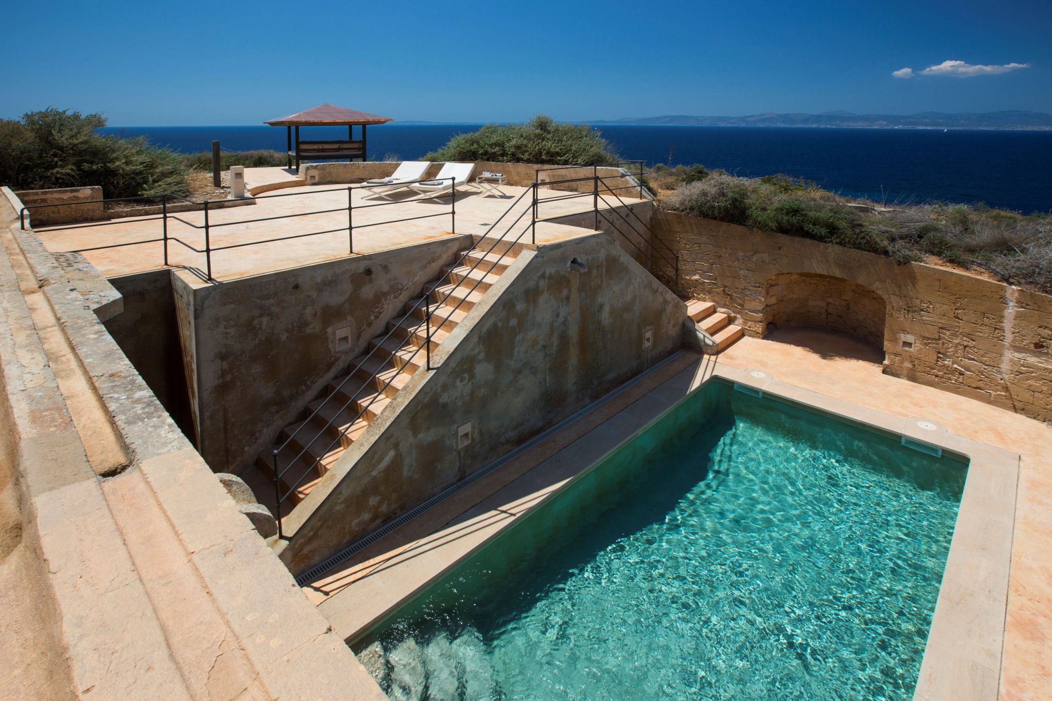 Suite El Cabo suite com piscina - piscina externa - suite vista mar