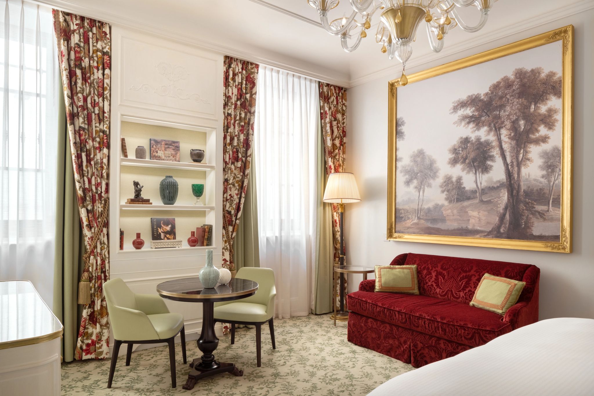 suite com sala – sala de estar – suite ampla