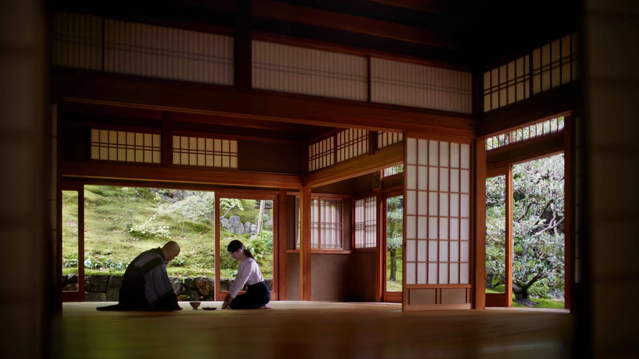 The Ritz-Carlton, Kyoto cerimonia do cha - minimalismo japones - decoracao tradicional japonesa