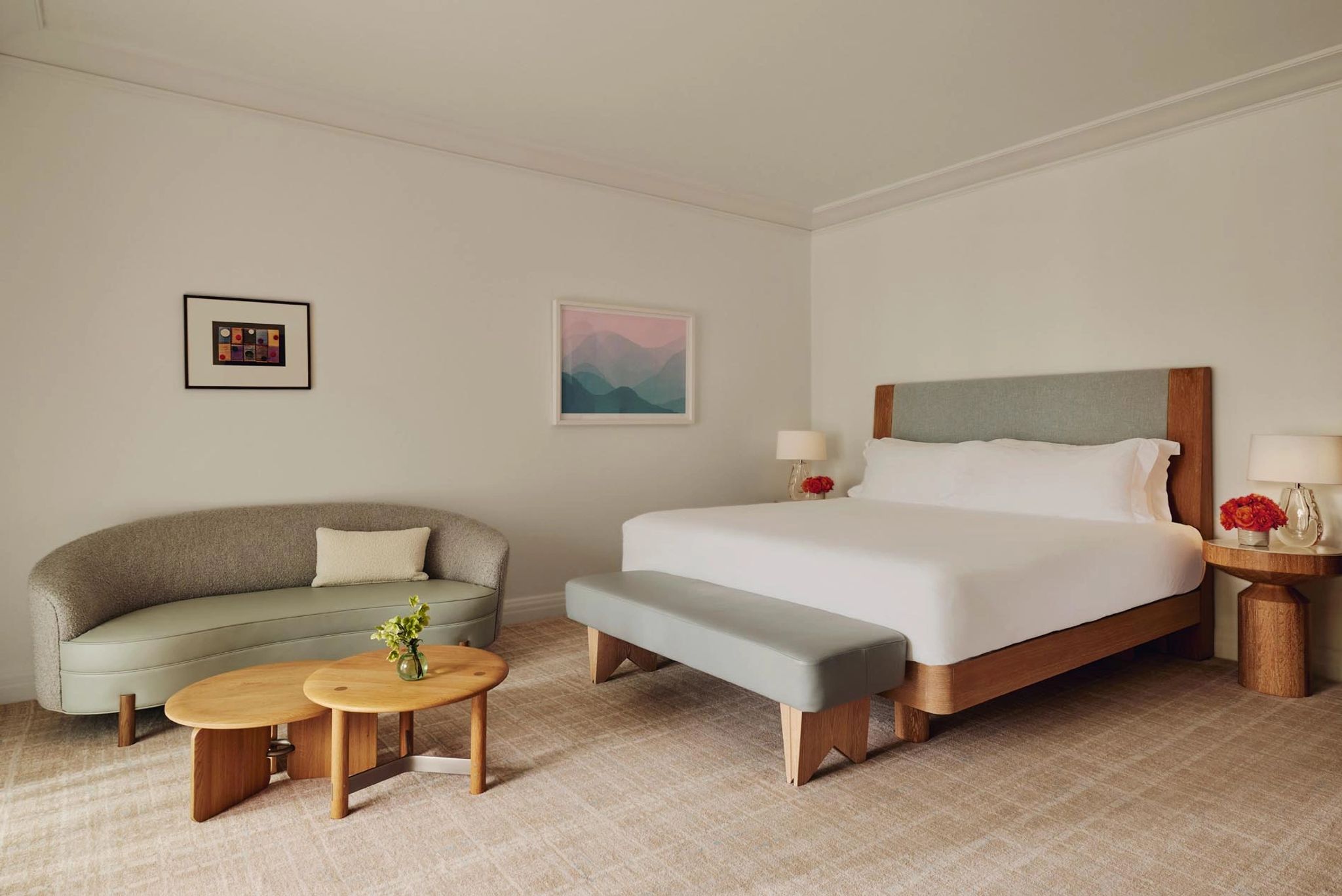 Terrace cama de hotel – design minimalista – quarto grande