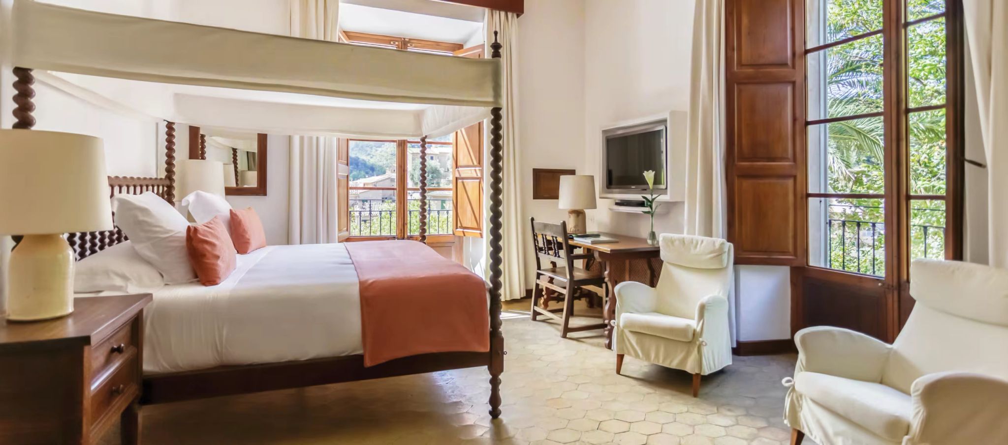 Deluxe Double cama king - quarto rustico - hotel mallorca