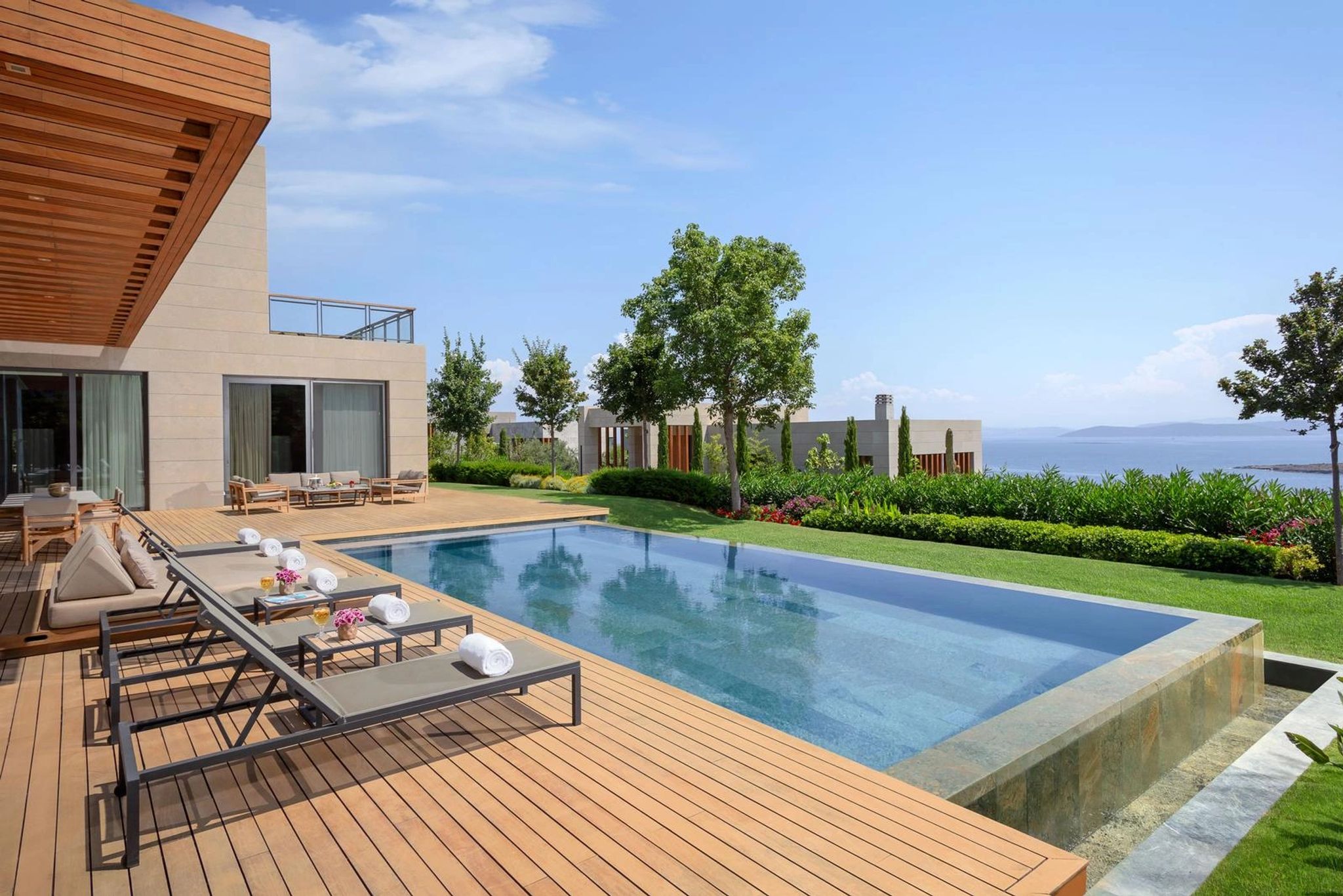 piscina privativa - magnolia villa - vila de luxo vista mar egeu bodrum