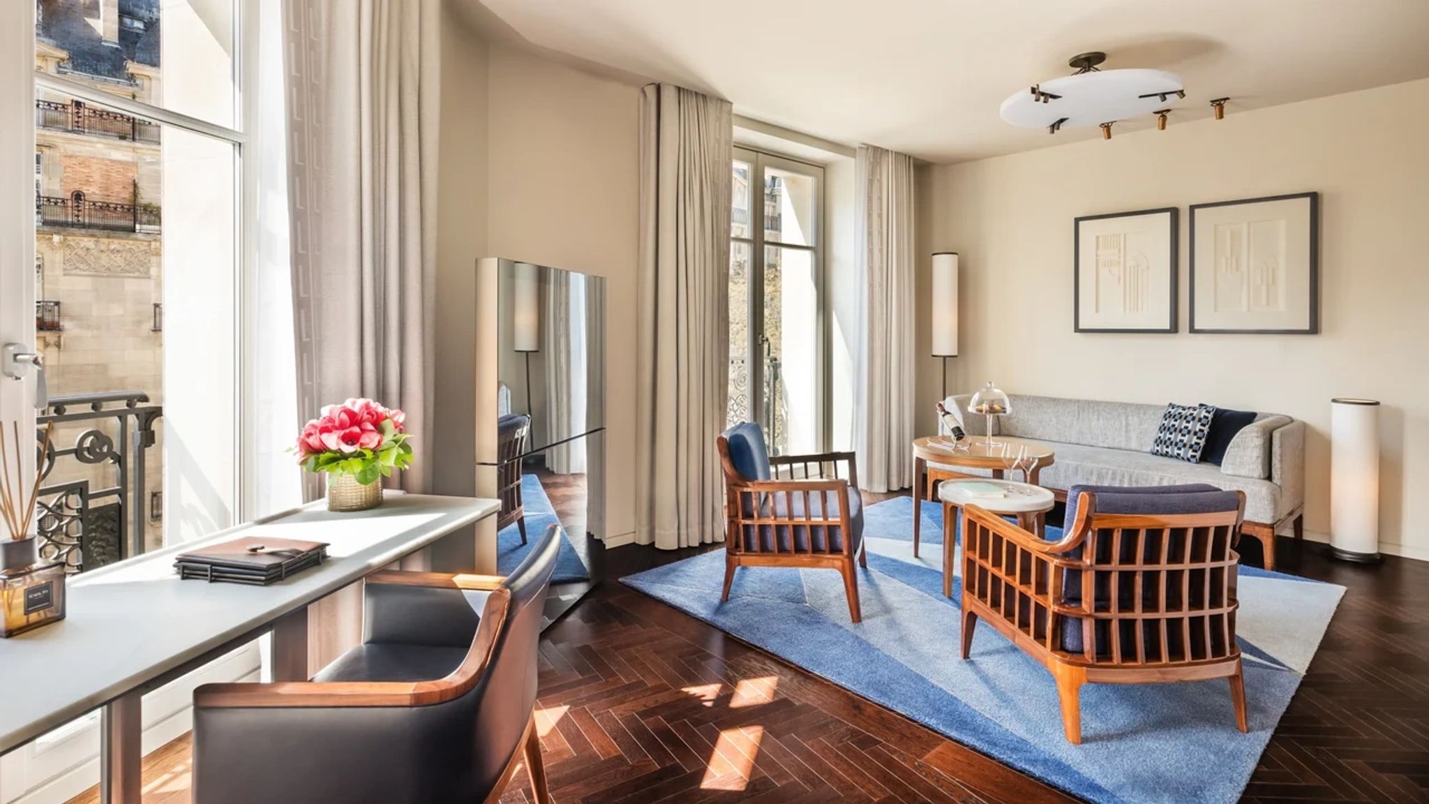 Deluxe Suite sala de estar - sala moderna - decoraçao moderna