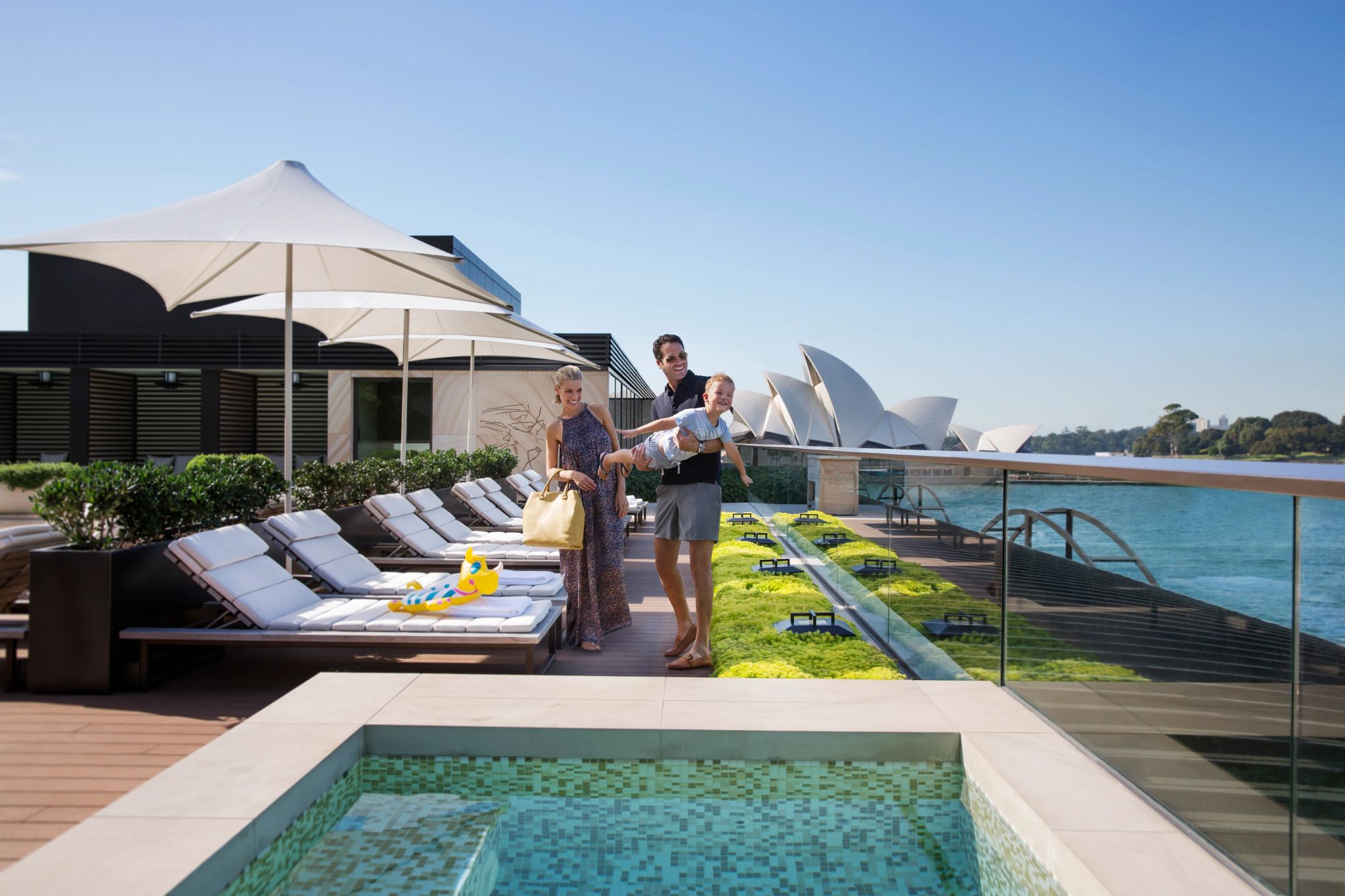 Piscina piscina premium – vista porto de sydney – hotel perto da opera house