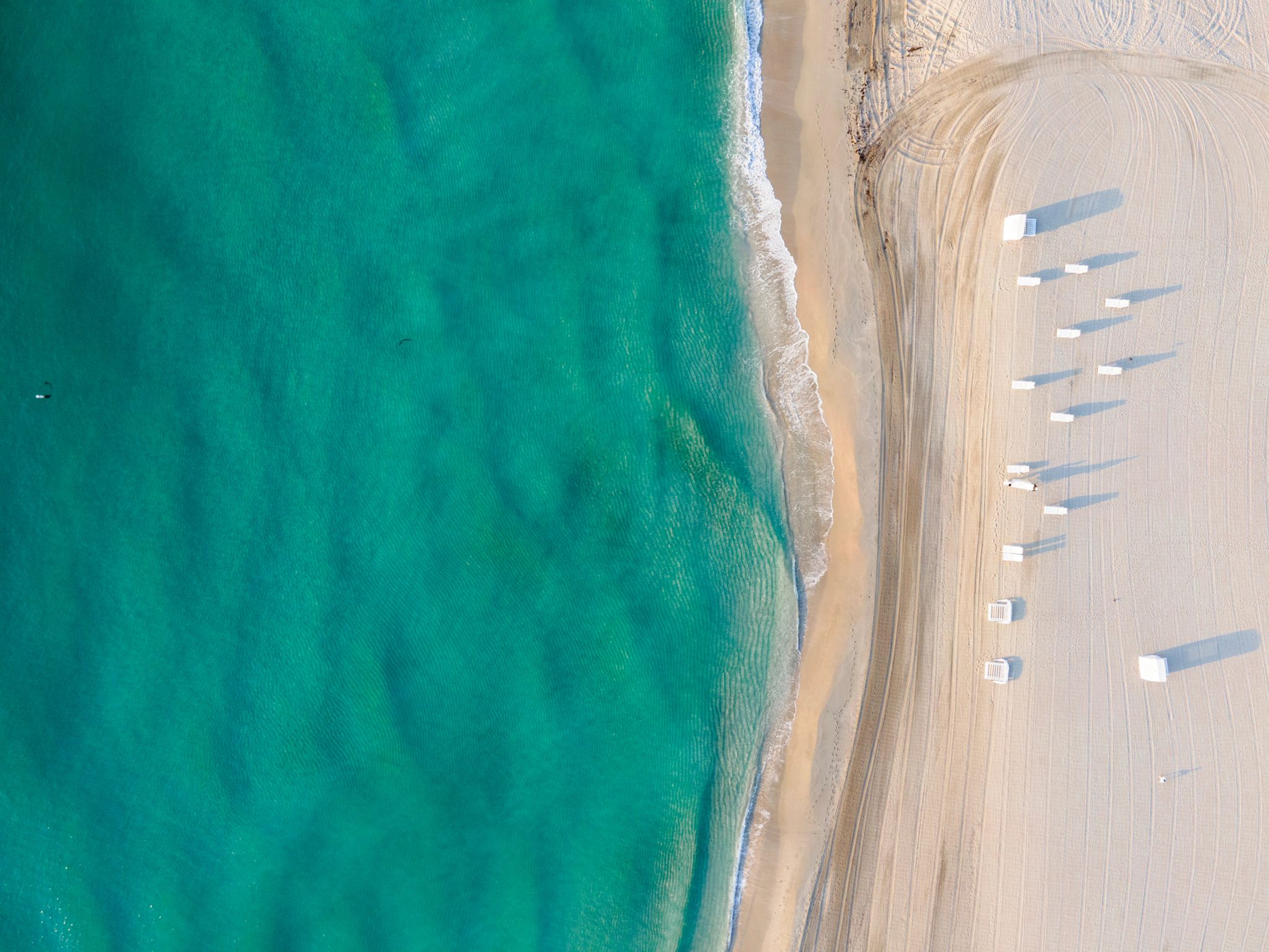 vista aerea - praia em miami - viagem para praia
