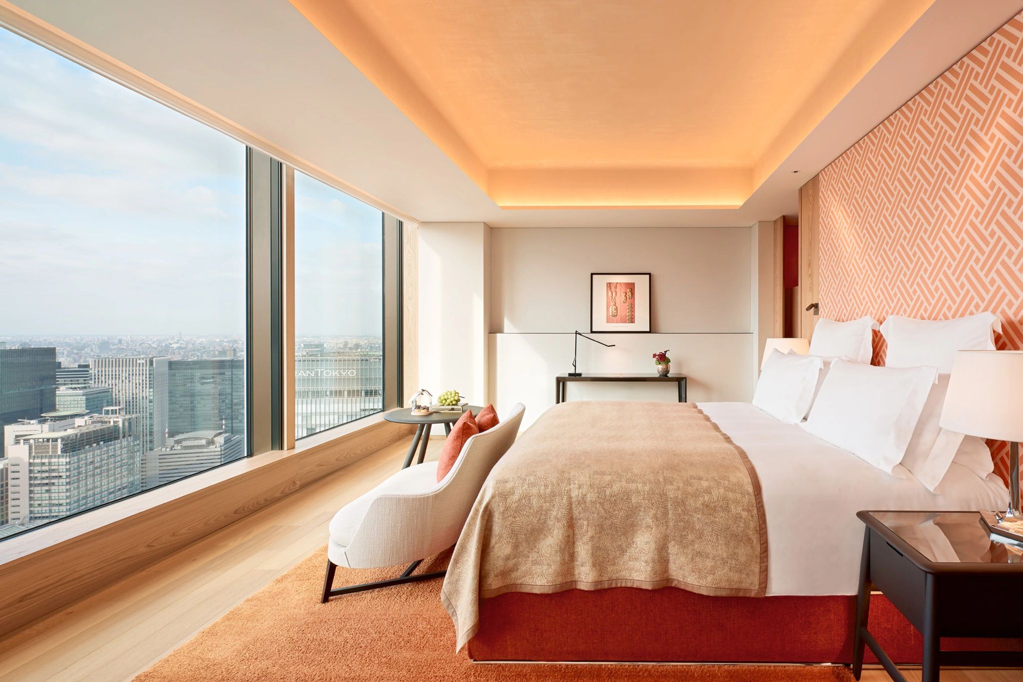 Premium King cama king - vista panoramica - quarto de hotel