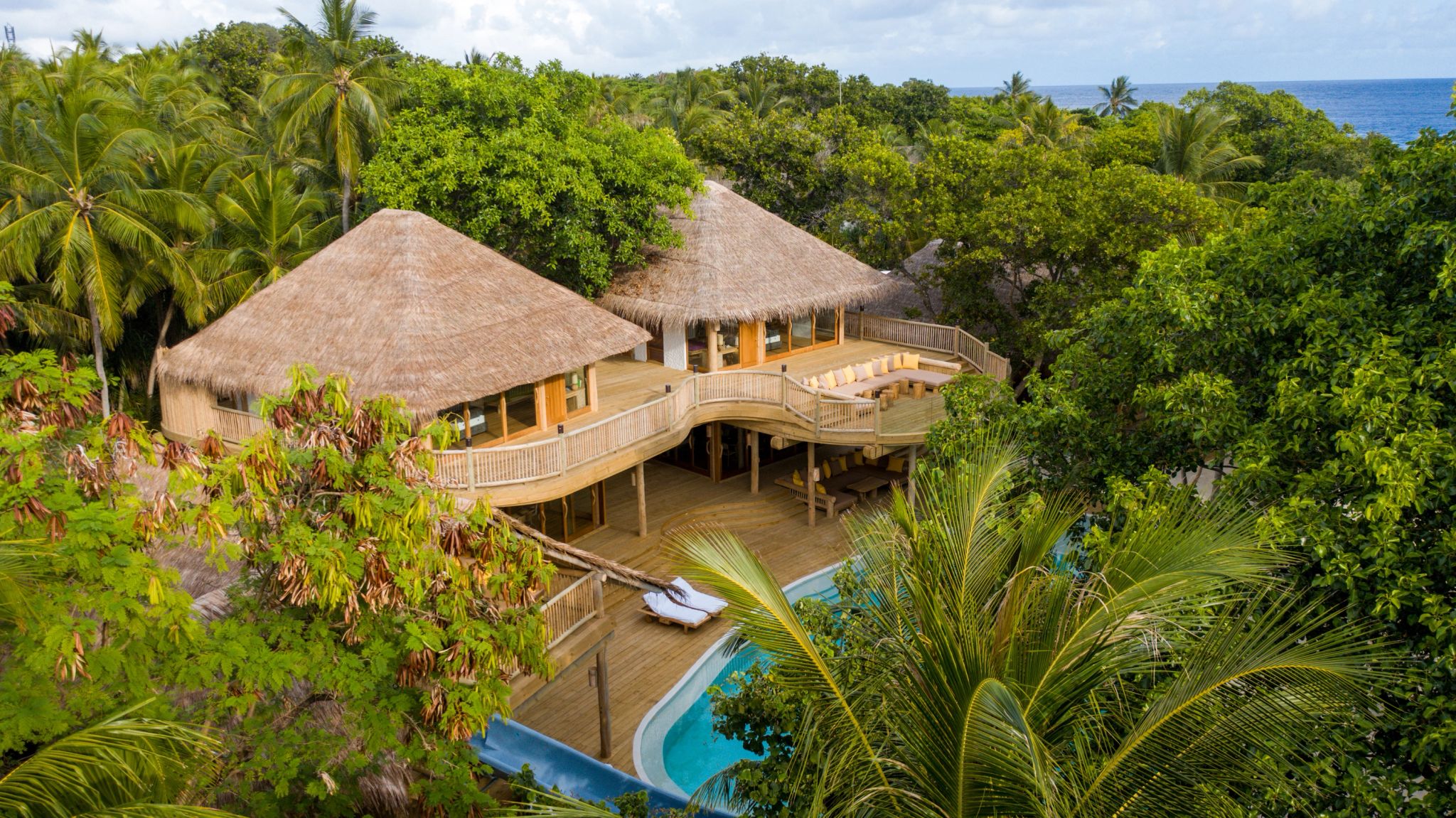 Sunset Reserve luxo tropical - villa maldivas - vista mar