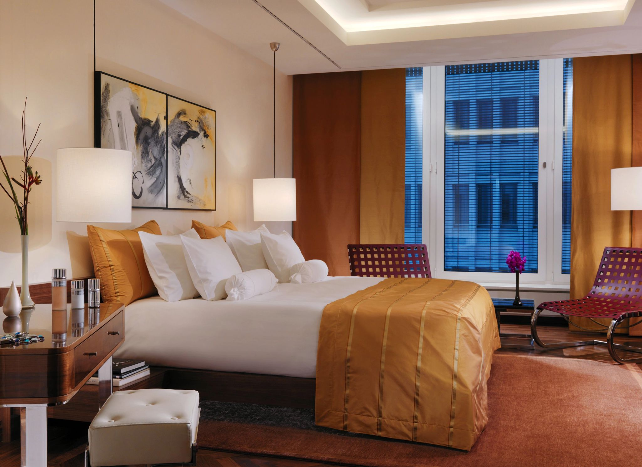 The Ritz-Carlton Penthouse cama de hotel – cama king – suite de luxo