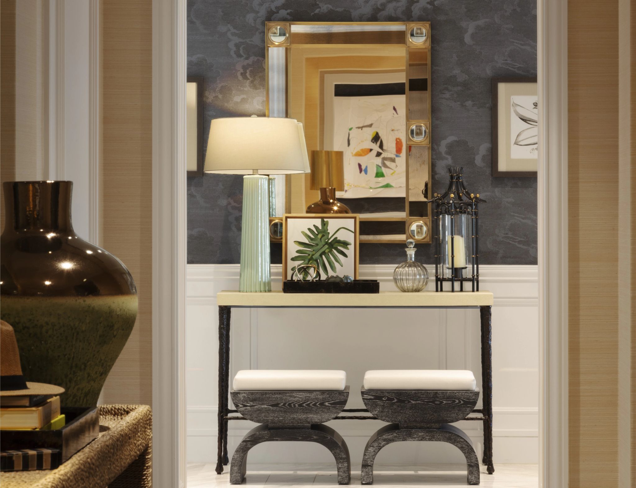 objetos de decoraçao - decoraçao da suite – suite de luxo - obras de arte