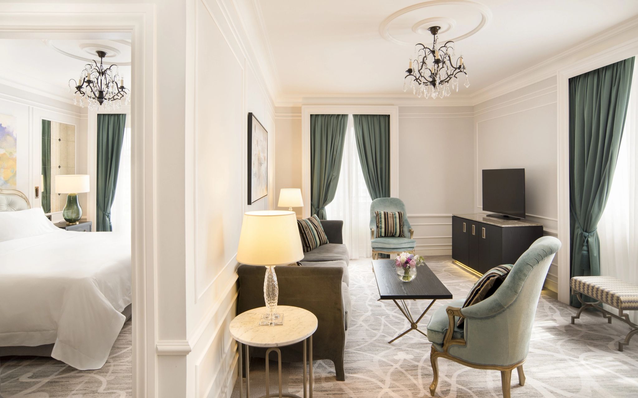 suite com vista - sala de estar - suite espaçosa - suite com sala