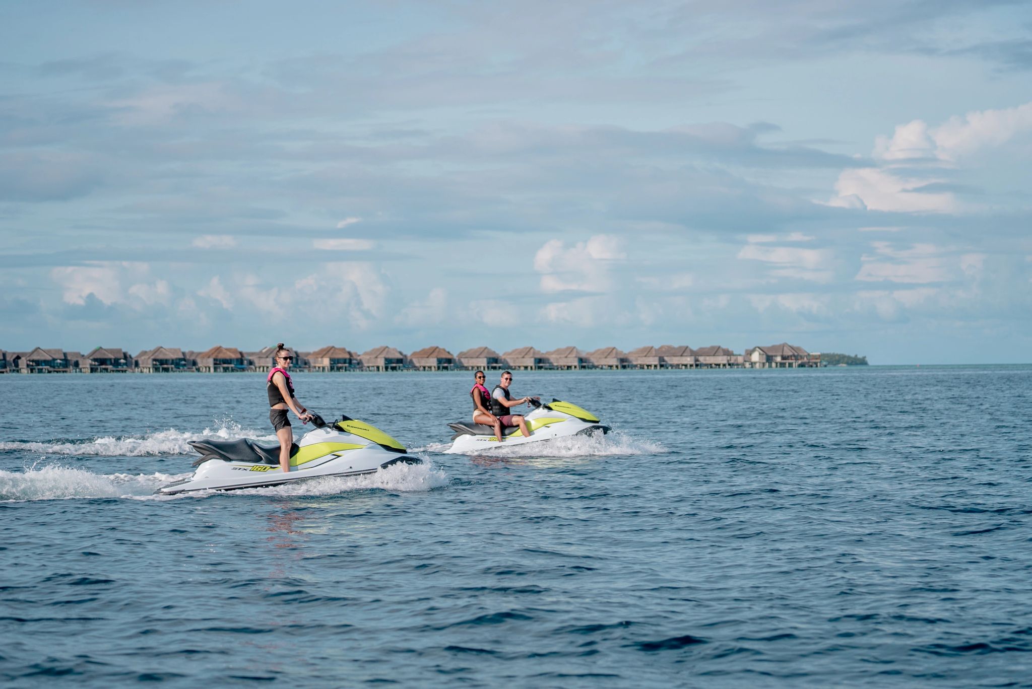 Esportes aquáticos esporte radical - atividades aquaticas - jet ski - lazer nas maldivas