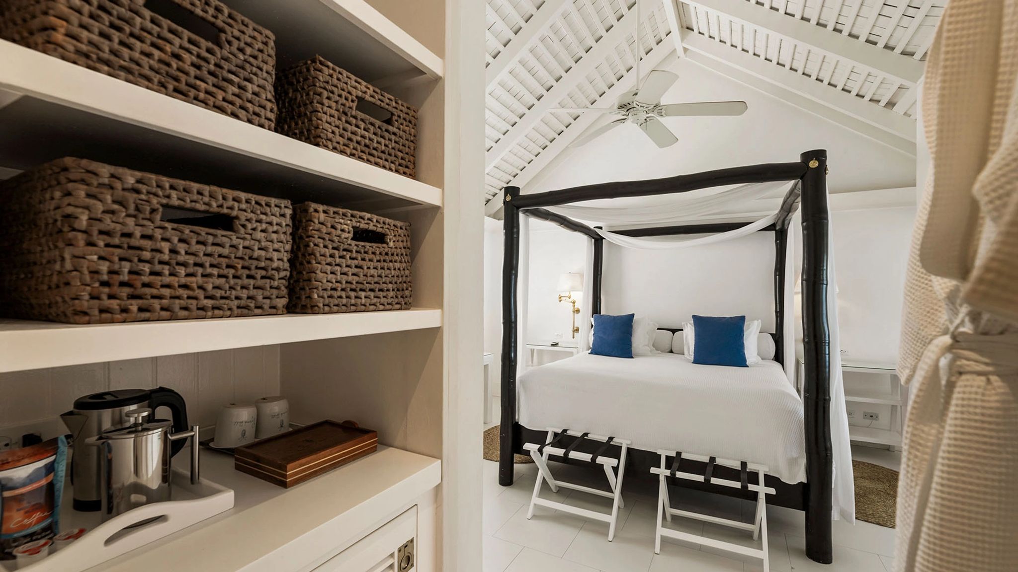 Premium Ocean View King  cama de dossel - design artesanal - cama king