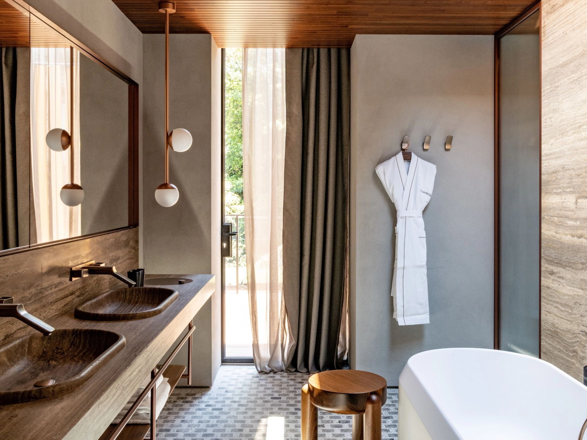 Signature Penthouse Suite banheiro suite – banheiro com banheira – banho relaxante