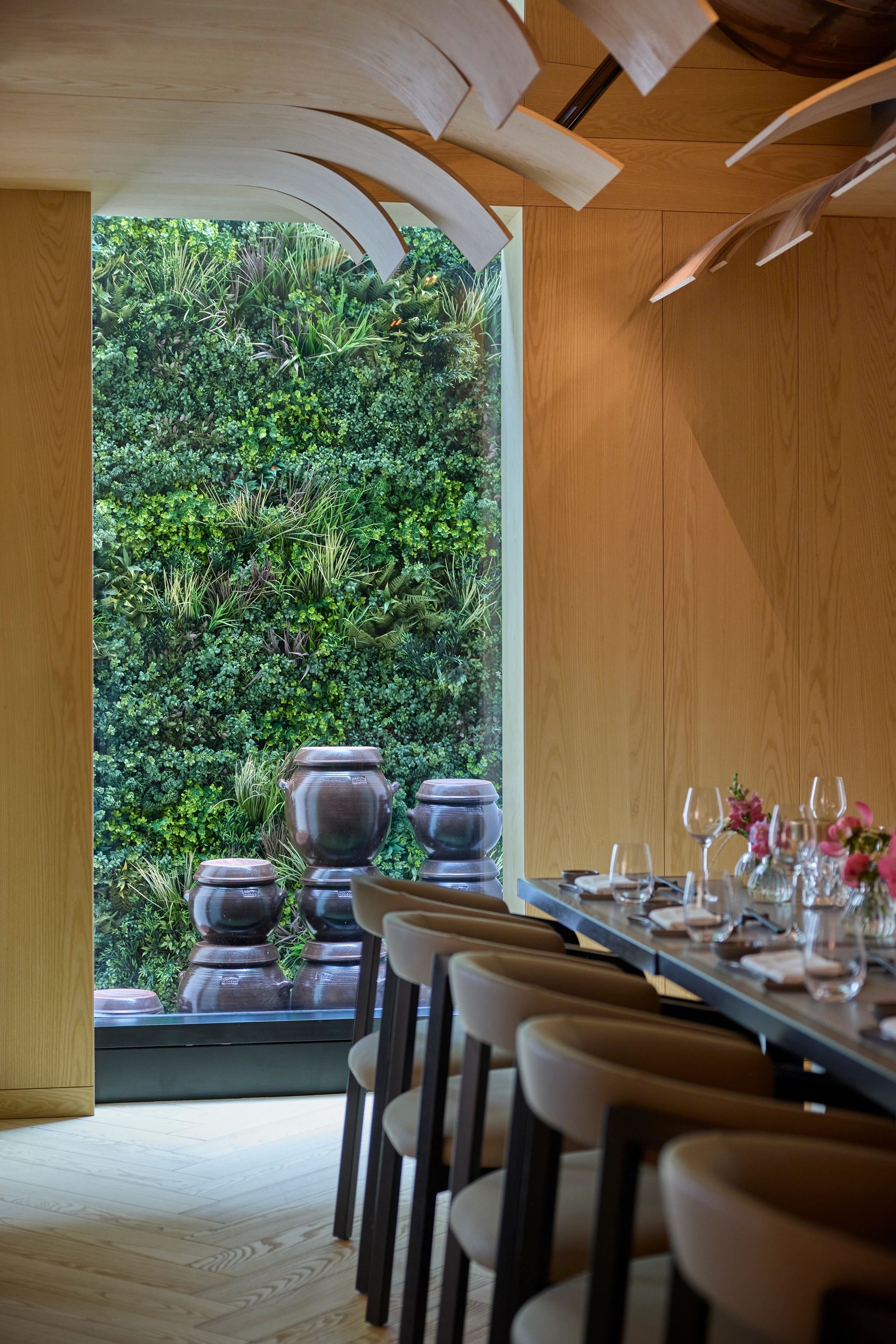 restaurante vista jardim - alta gastronomia - restaurante de luxo - restaurante em londres