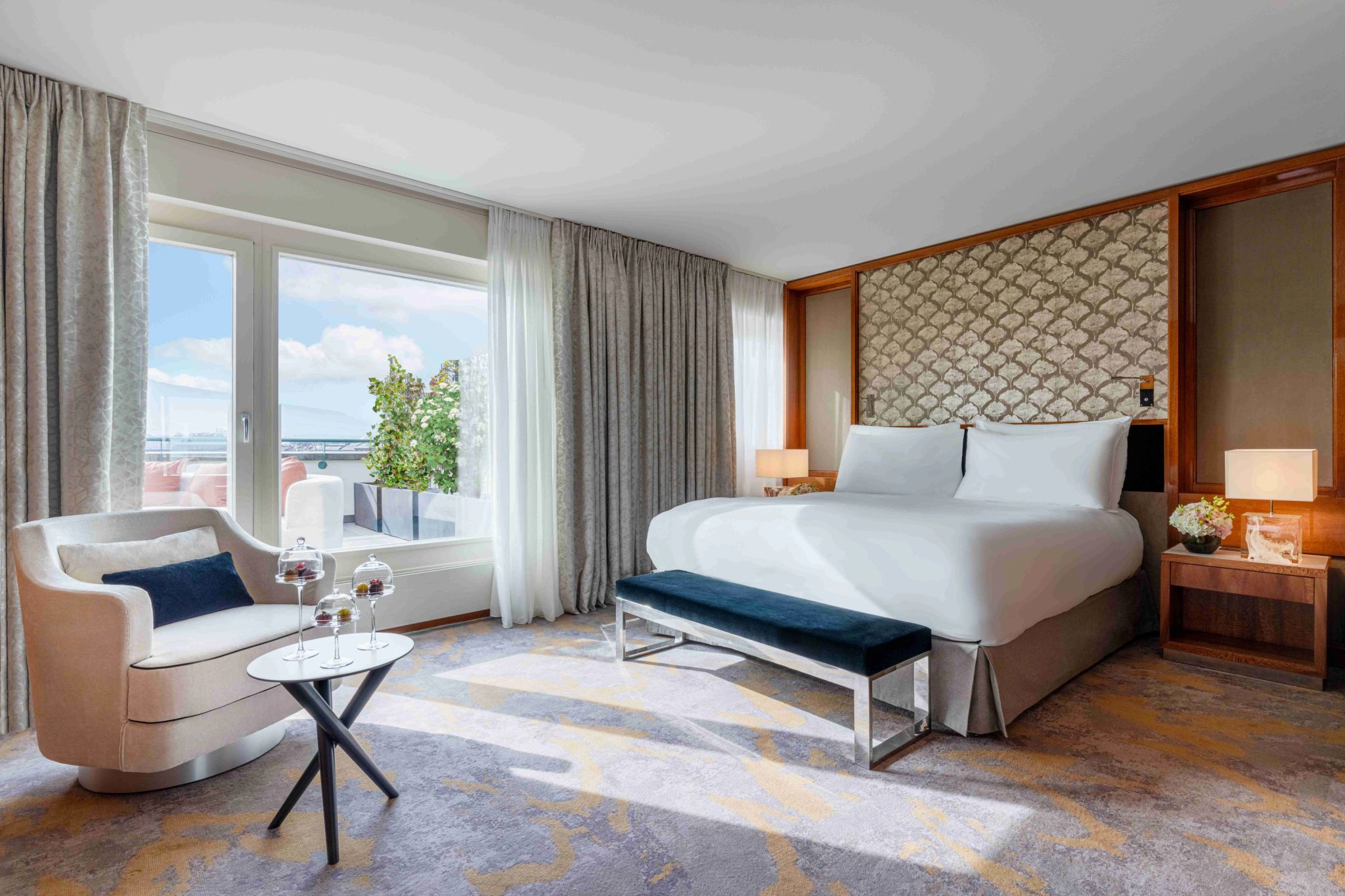Penthouse Terrace Suite suite de luxo – cama king-size – terraço privativo