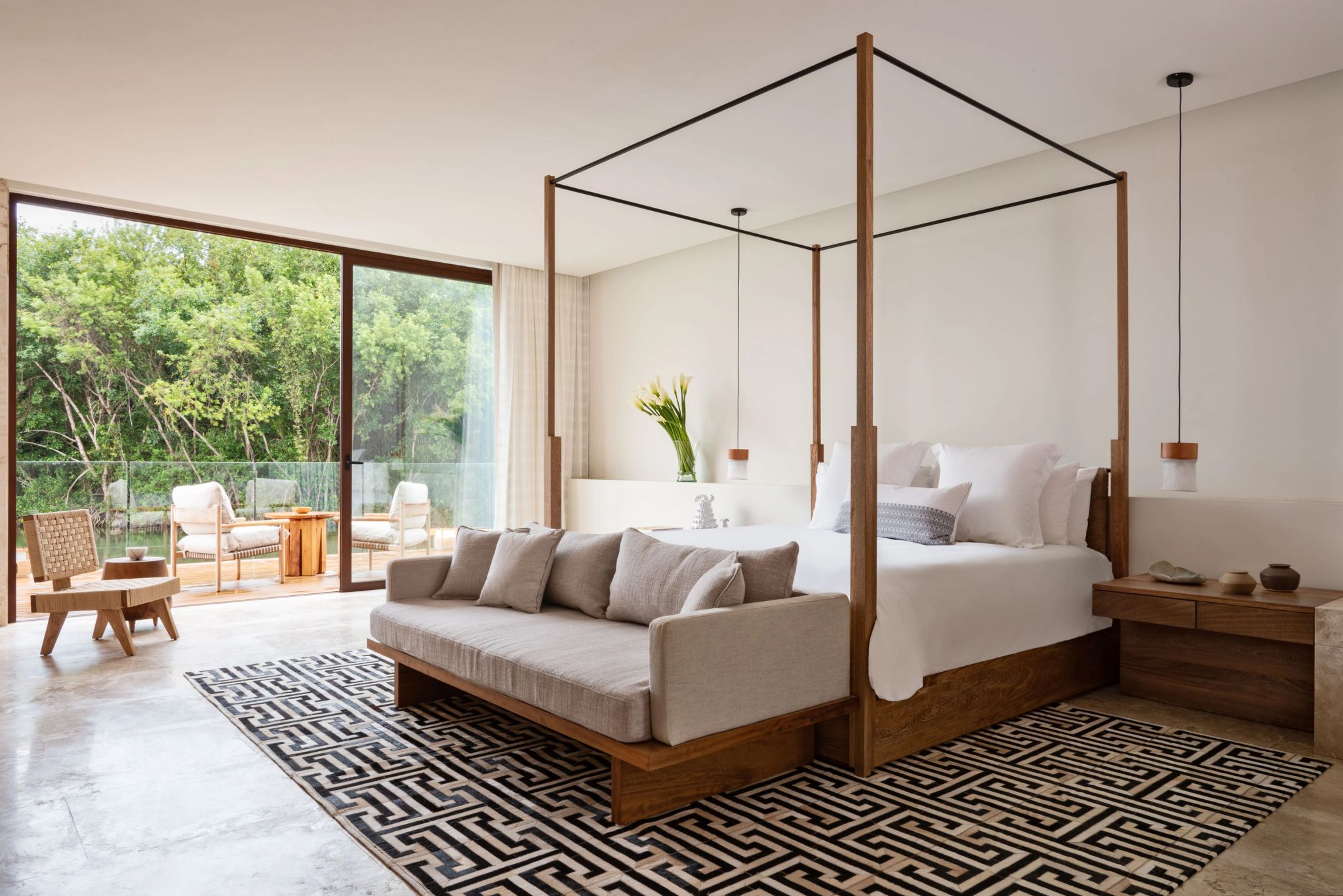 Paraíso Five Bedroom Villa suite com vista – suite com varanda – decoraçao moderna