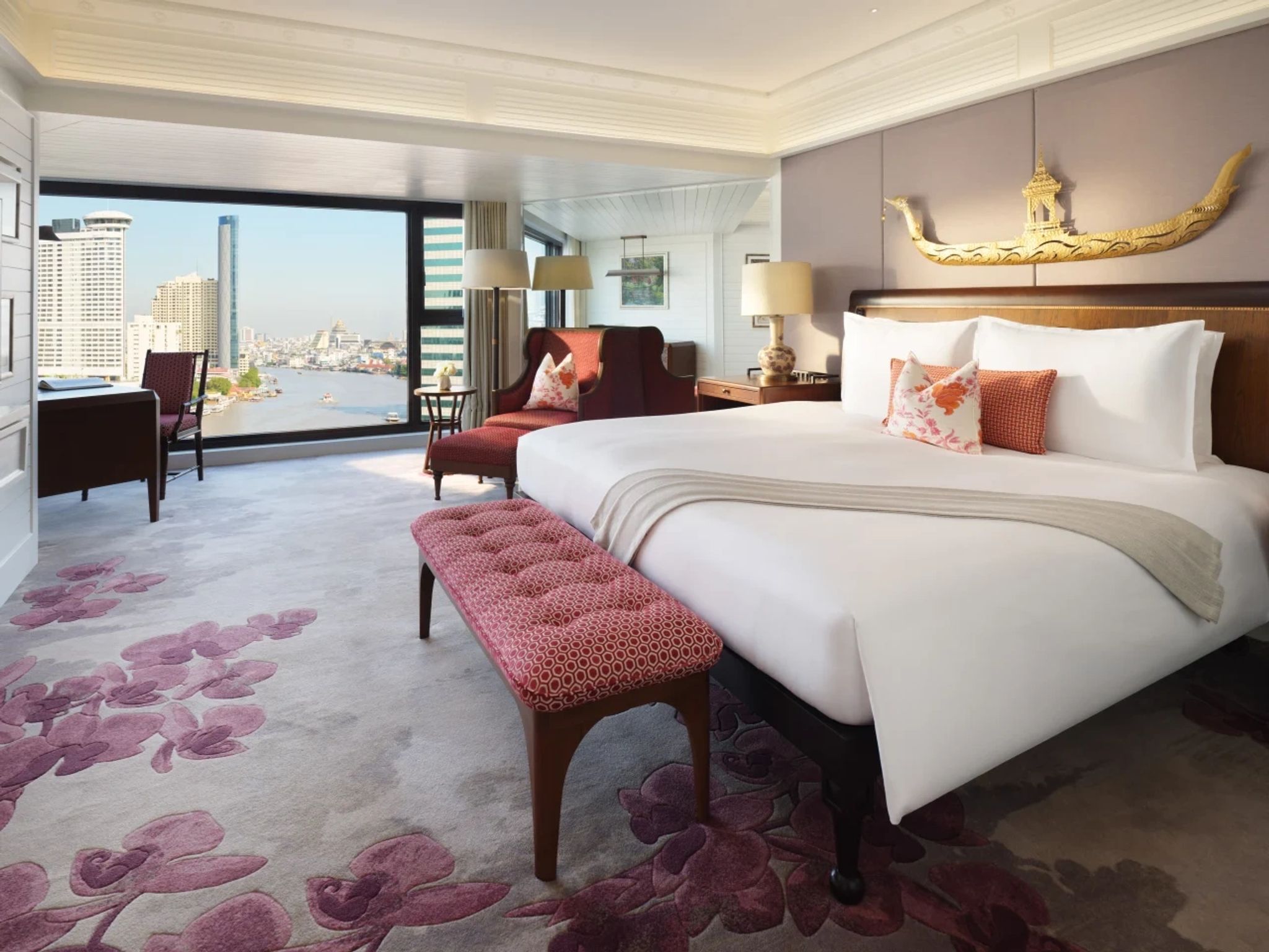cama king size - suite familiar vista rio - decoracao tailandesa