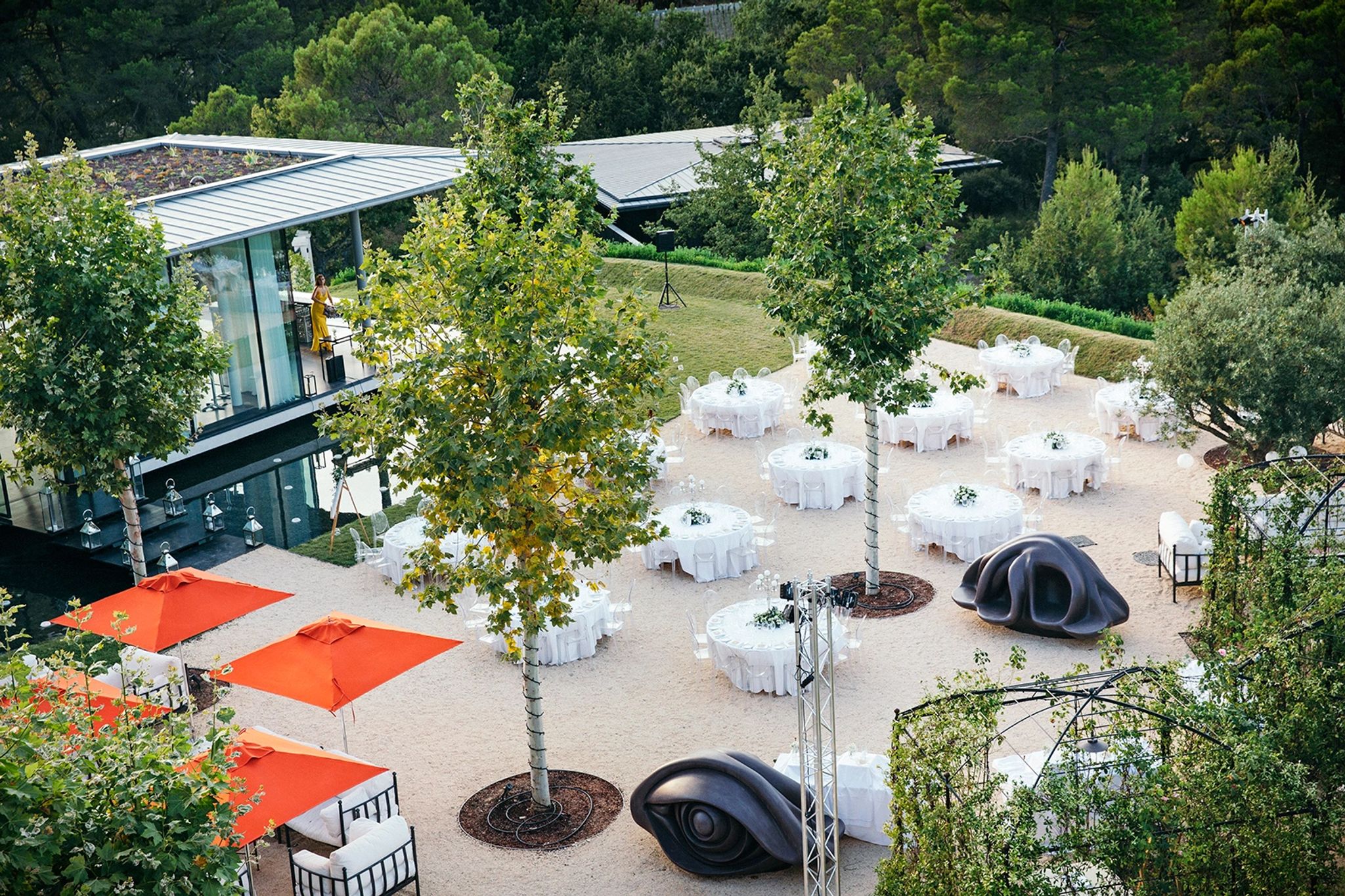 Espaço para eventos decoraçao de evento – evento de luxo - almoço ao ar livre - casamento no campo