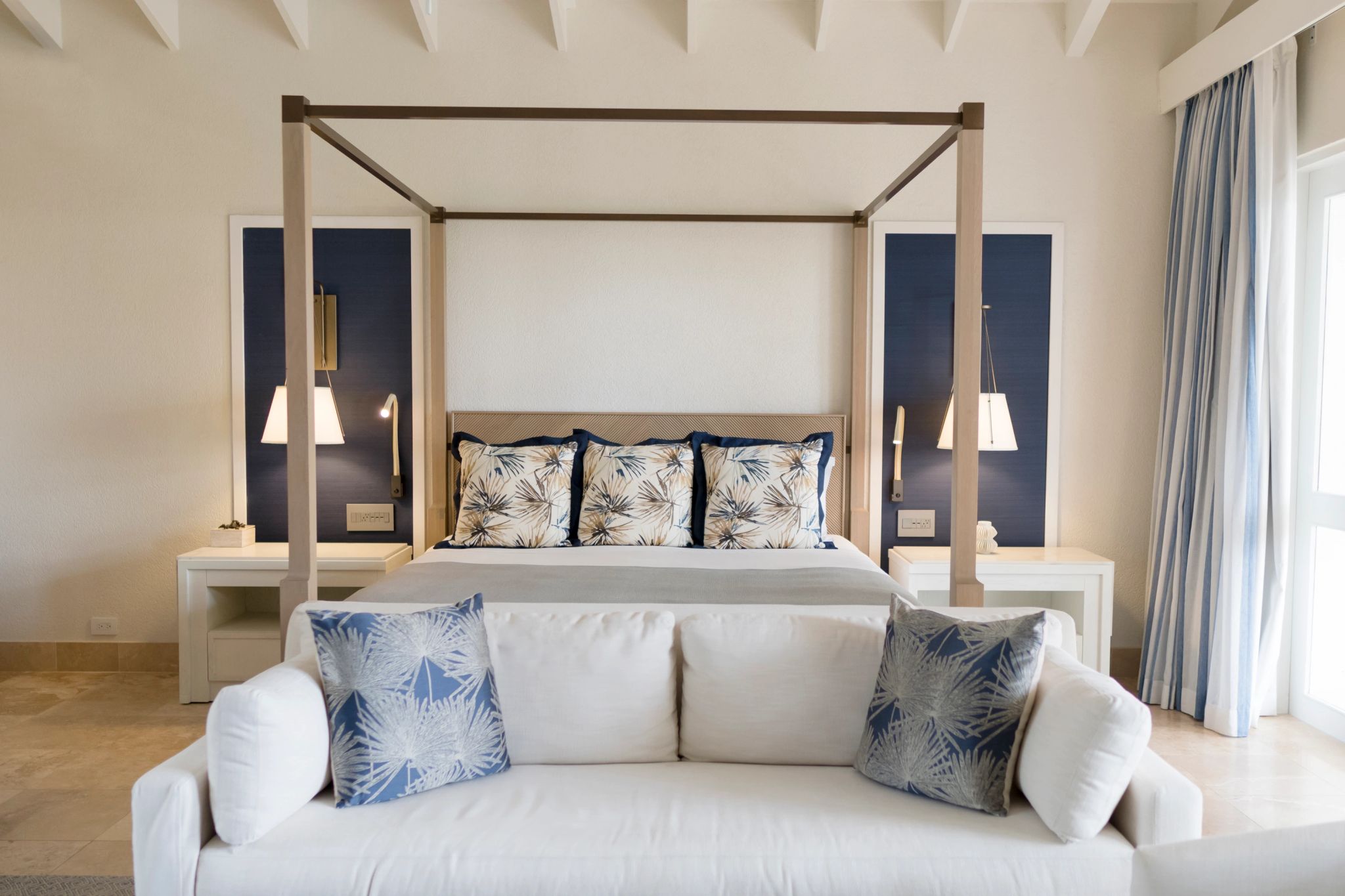 Beachside Suite Plunge Pool suite de luxo - suite casal - decoraçao moderna - design de luxo - cama king