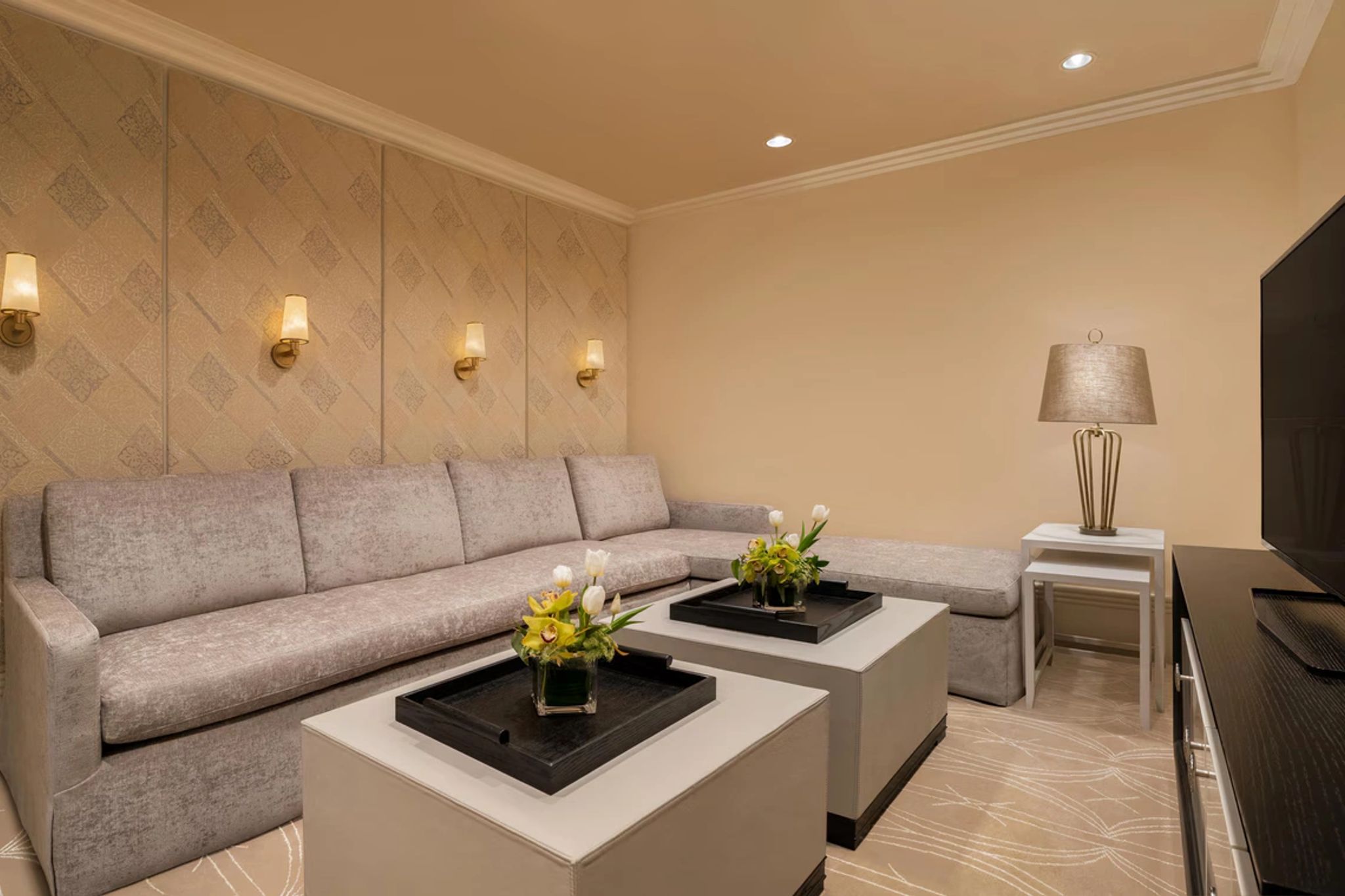 Royal Suite sala estar royal suite cairo - living majlis vista nilo - area estar presidencial cairo