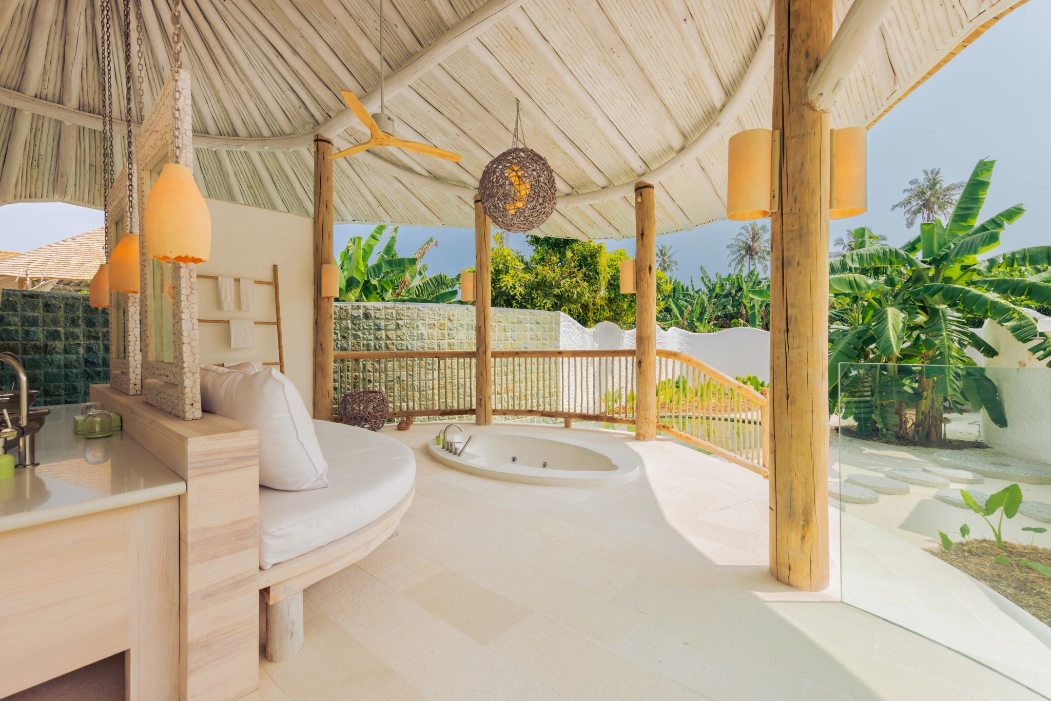 Beach Hideway banheiro ao ar livre - jacuzzi - banheira de hidromassagem