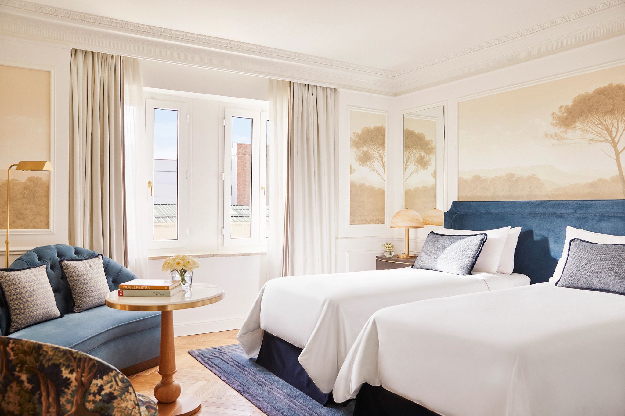 quarto duplo - cama twin - quarto de hotel