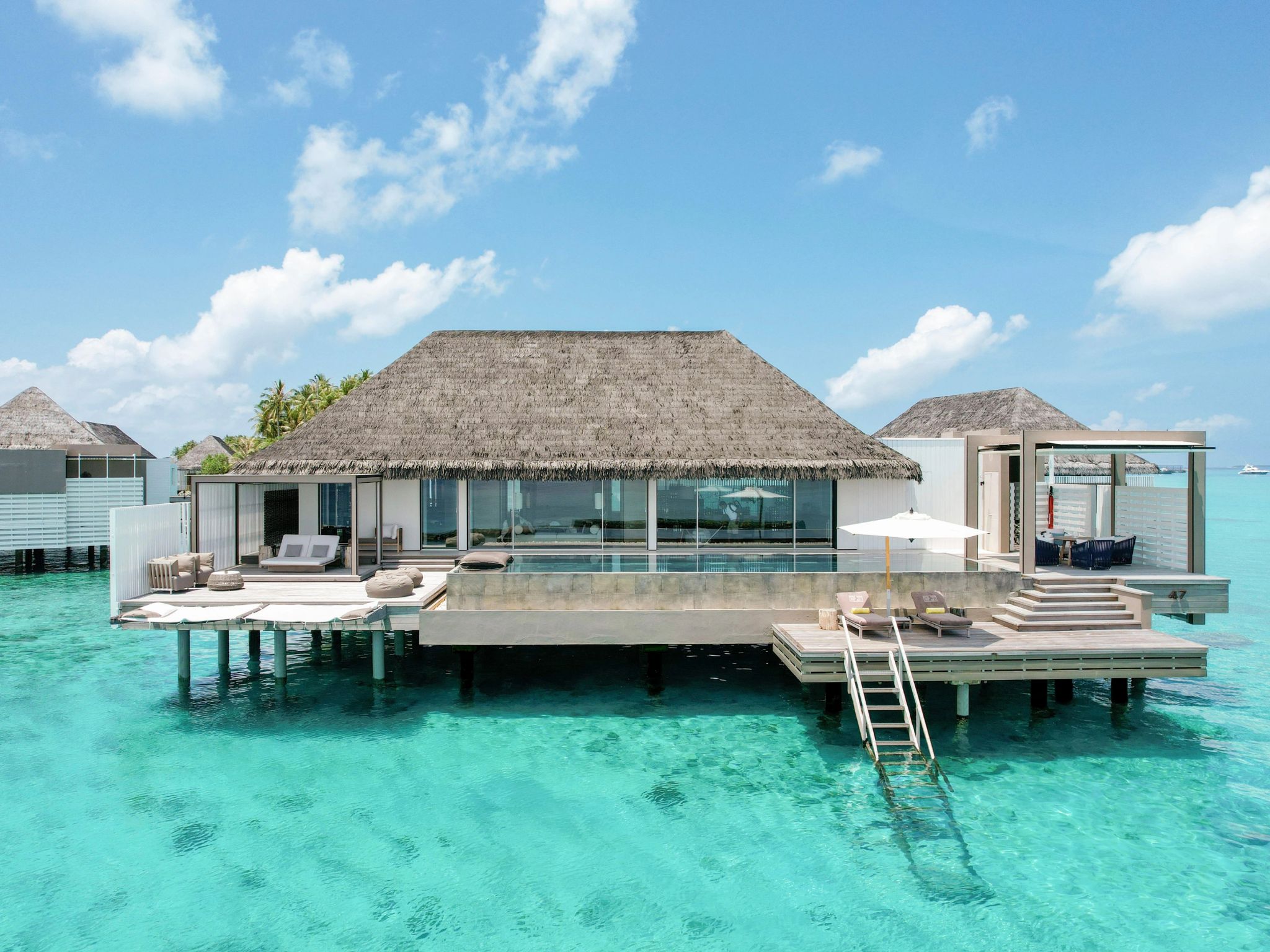 Horizon Villa deck sobre o mar - vila do hotel