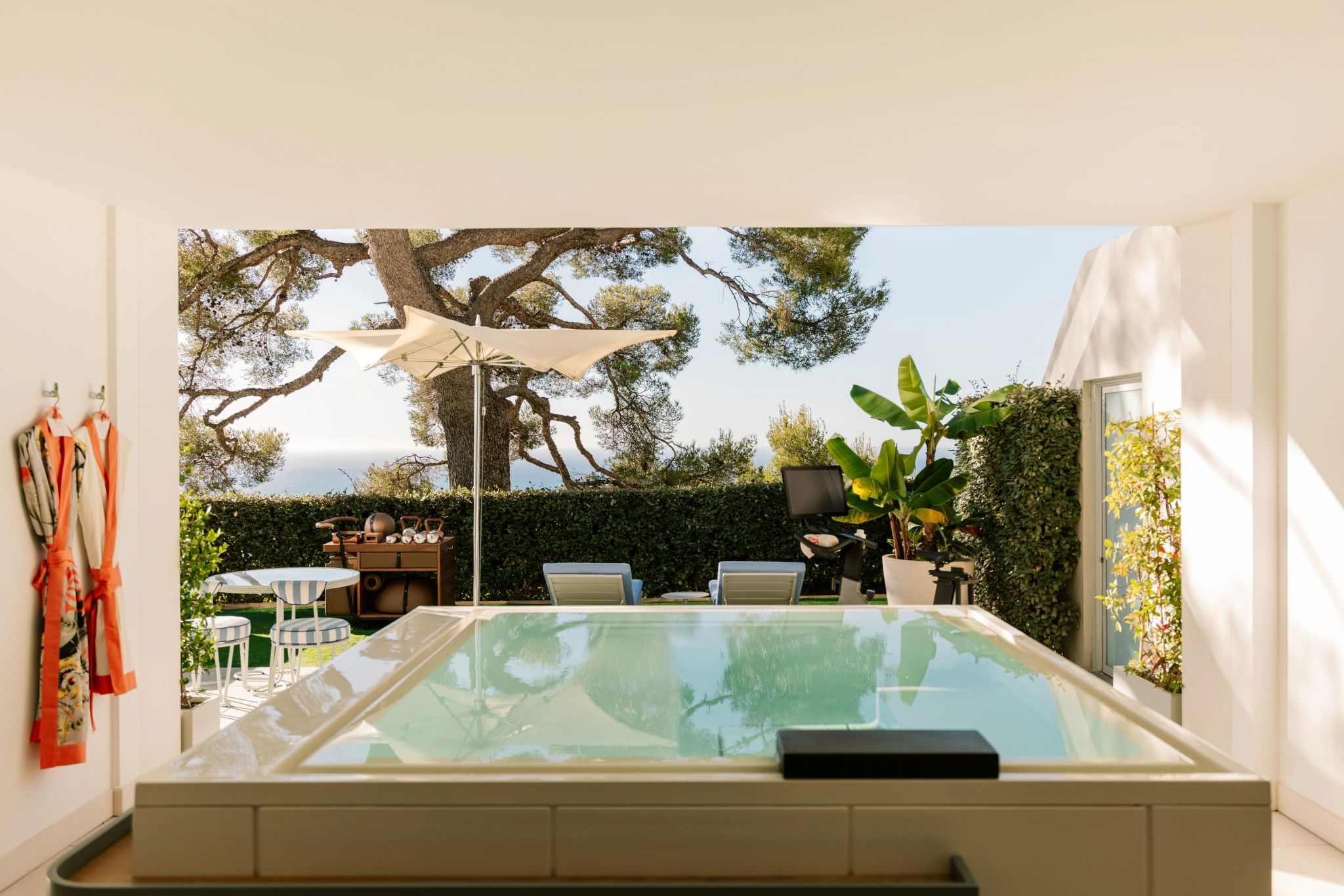 piscina privativa - terraco mobiliado - vista mar mediterraneo