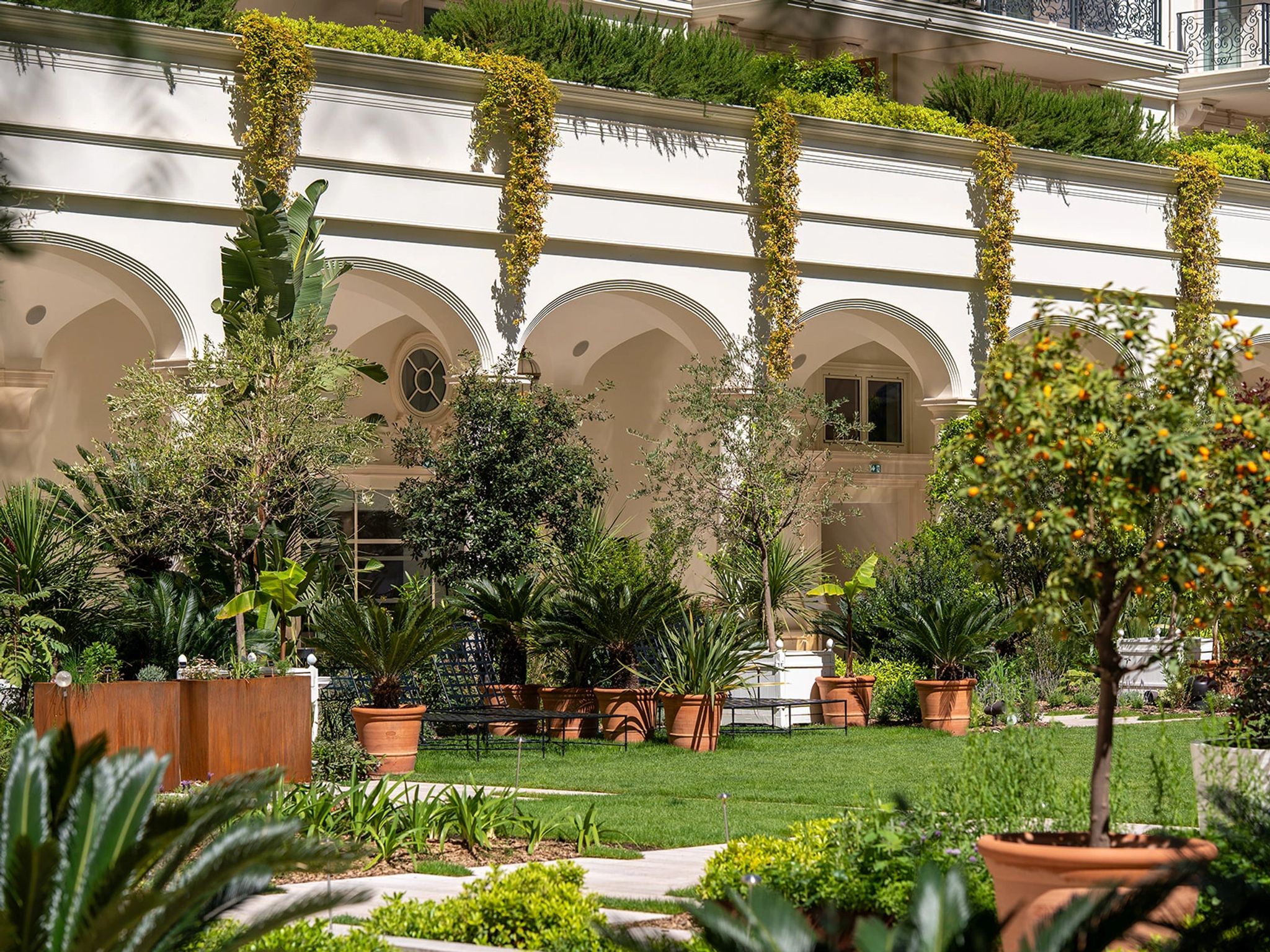 Jardim interno paisagem natural - jardim privativo - lazer ao ar livre