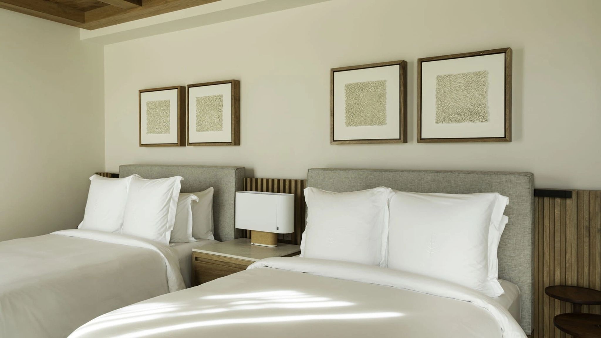 Ocean View Seven Bedroom Estate quarto com duas camas - quarto twin - casa para familia