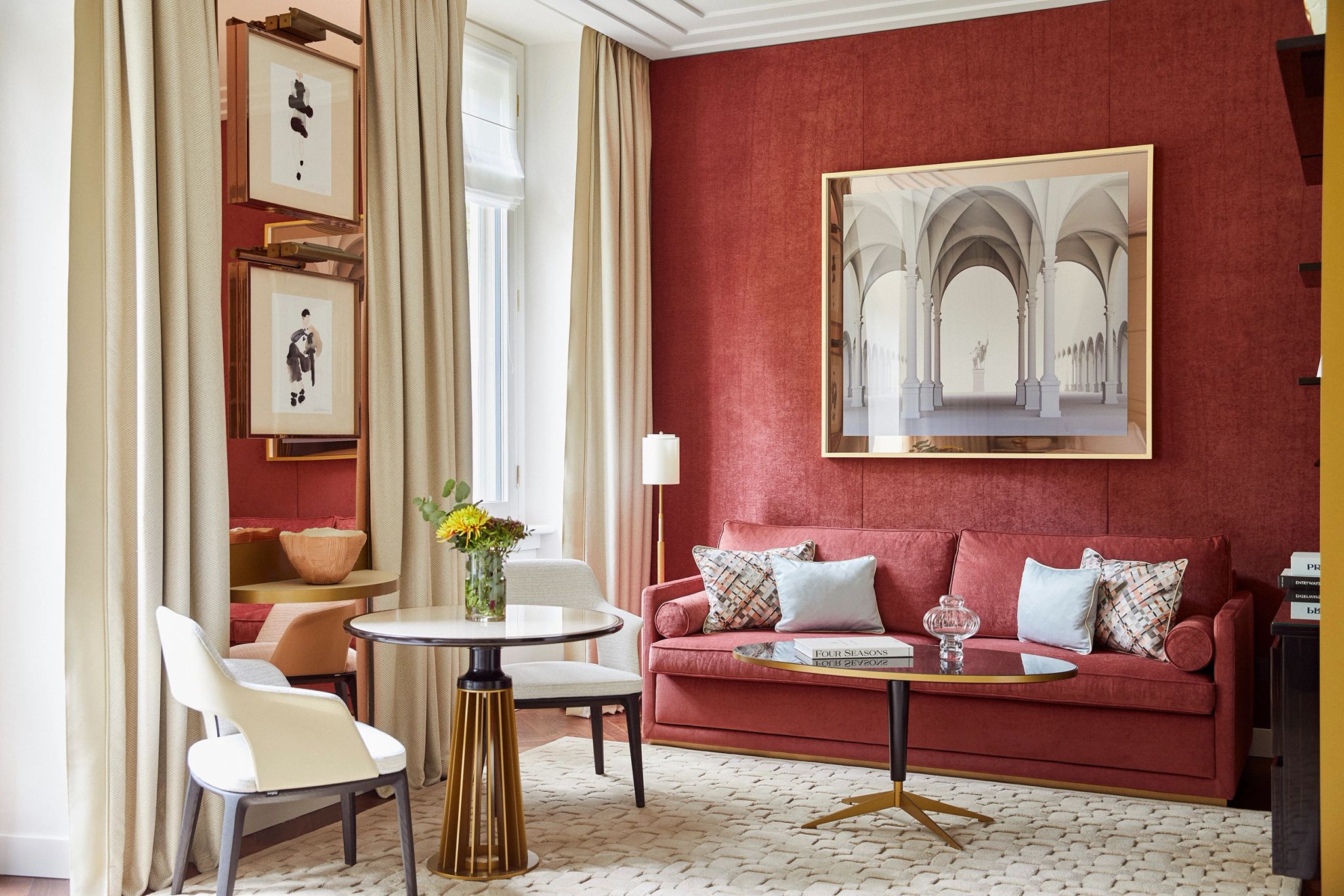 Premium King premium king - quarto com sala - sala de estar