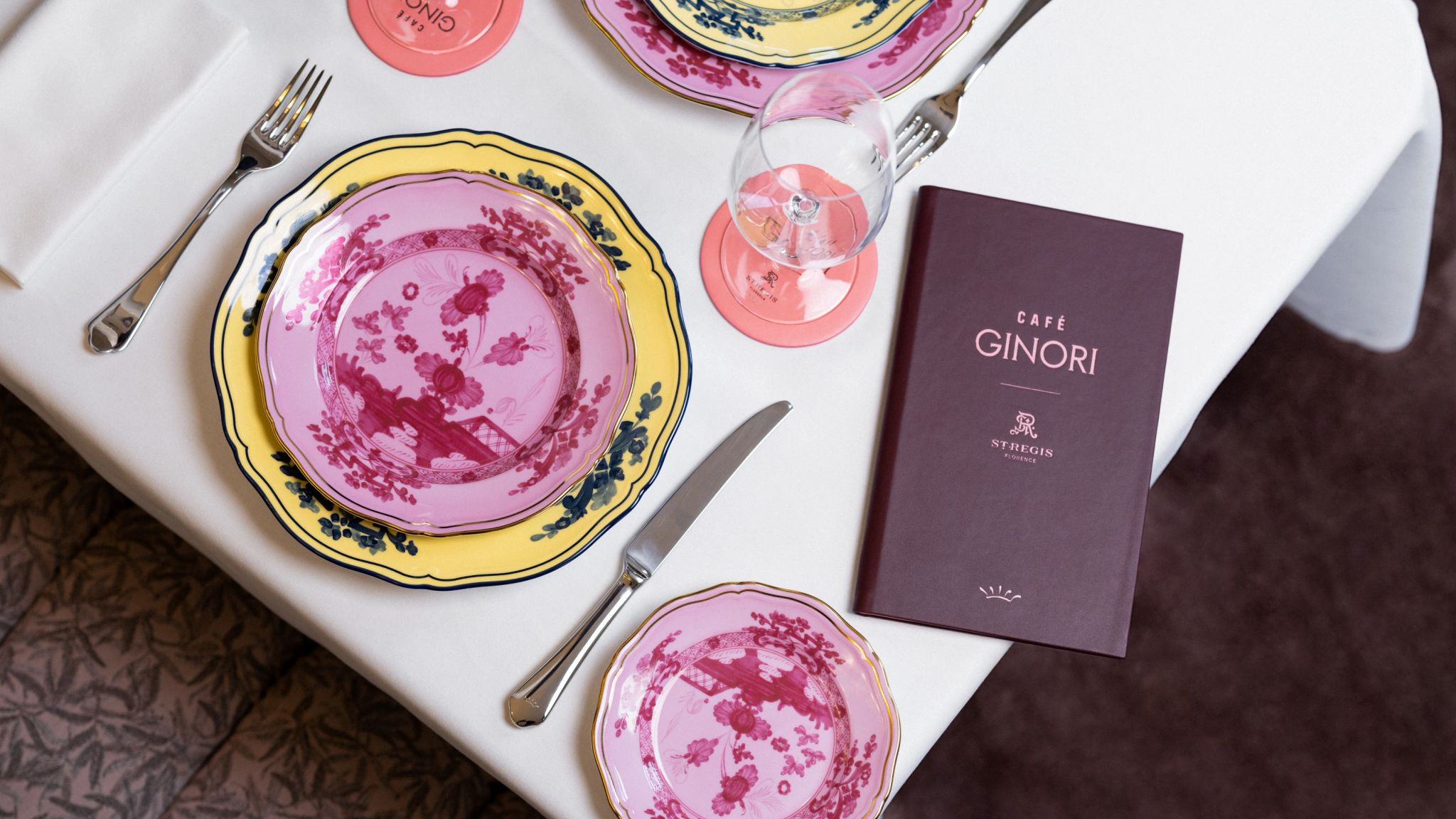 Café Ginori pratos sofisticados e menu gourmet do restaurante do hotel em florenca