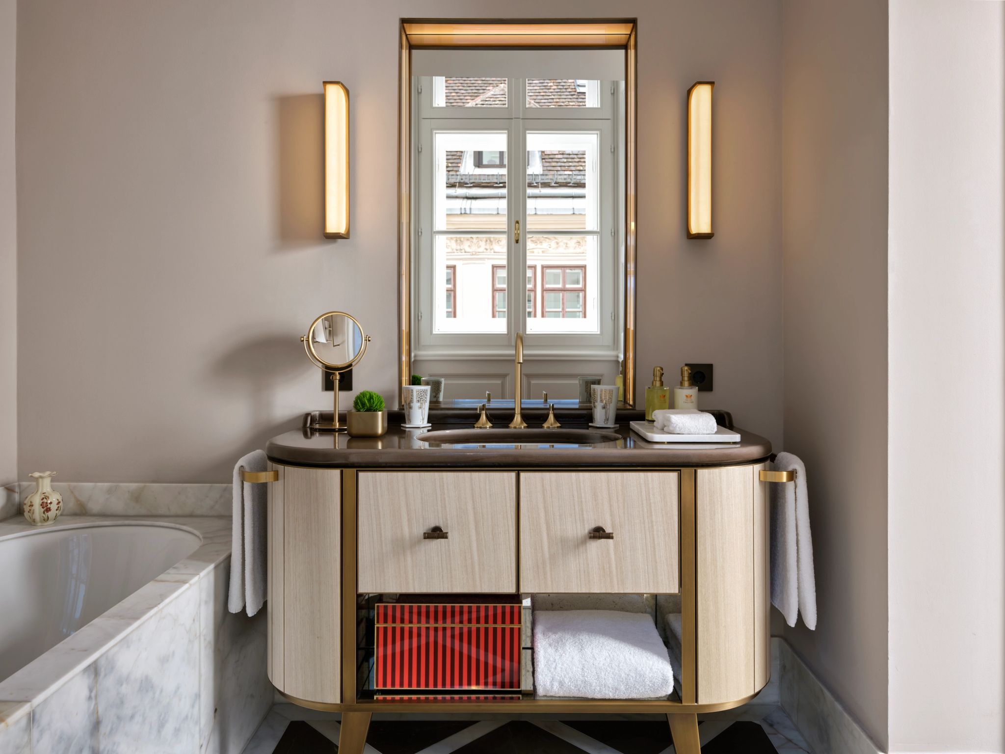 Deluxe King quarto com banheira - banheira de imersao - banho relaxante