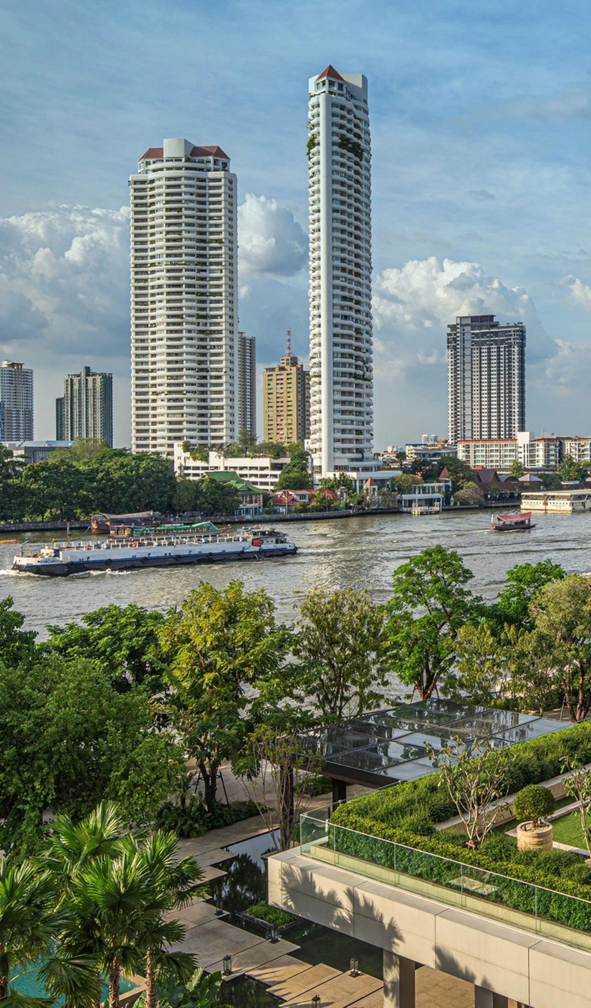 hotel em bangkok - area externa
