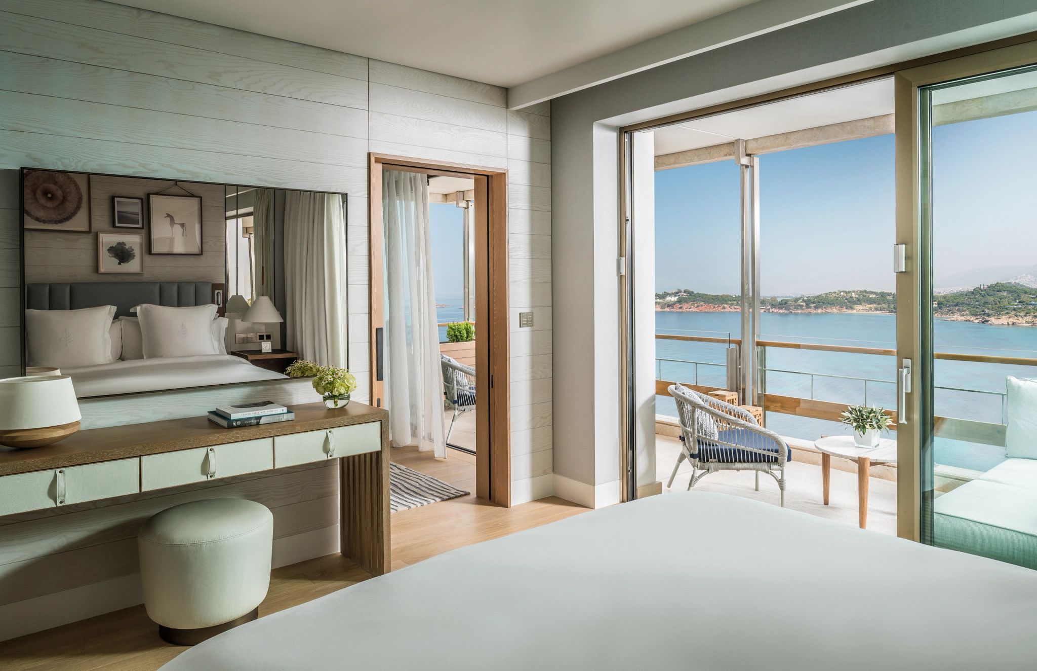 Arion Sea View Junior Suite suite com varanda - varanda privativa - varanda frente mar