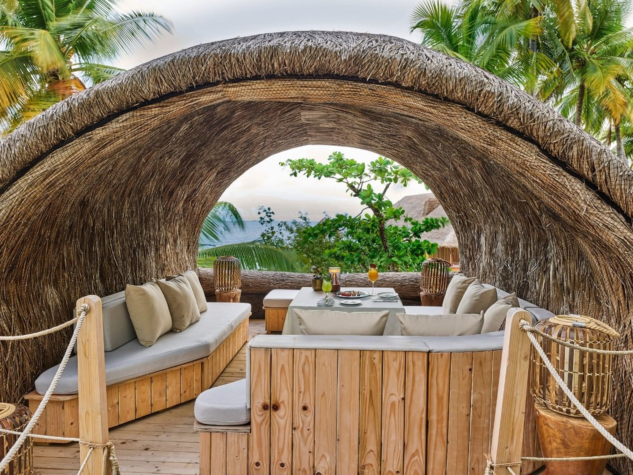 almoço privativo - almoço casa na arvore - casa na arvore - decoraçao praiana