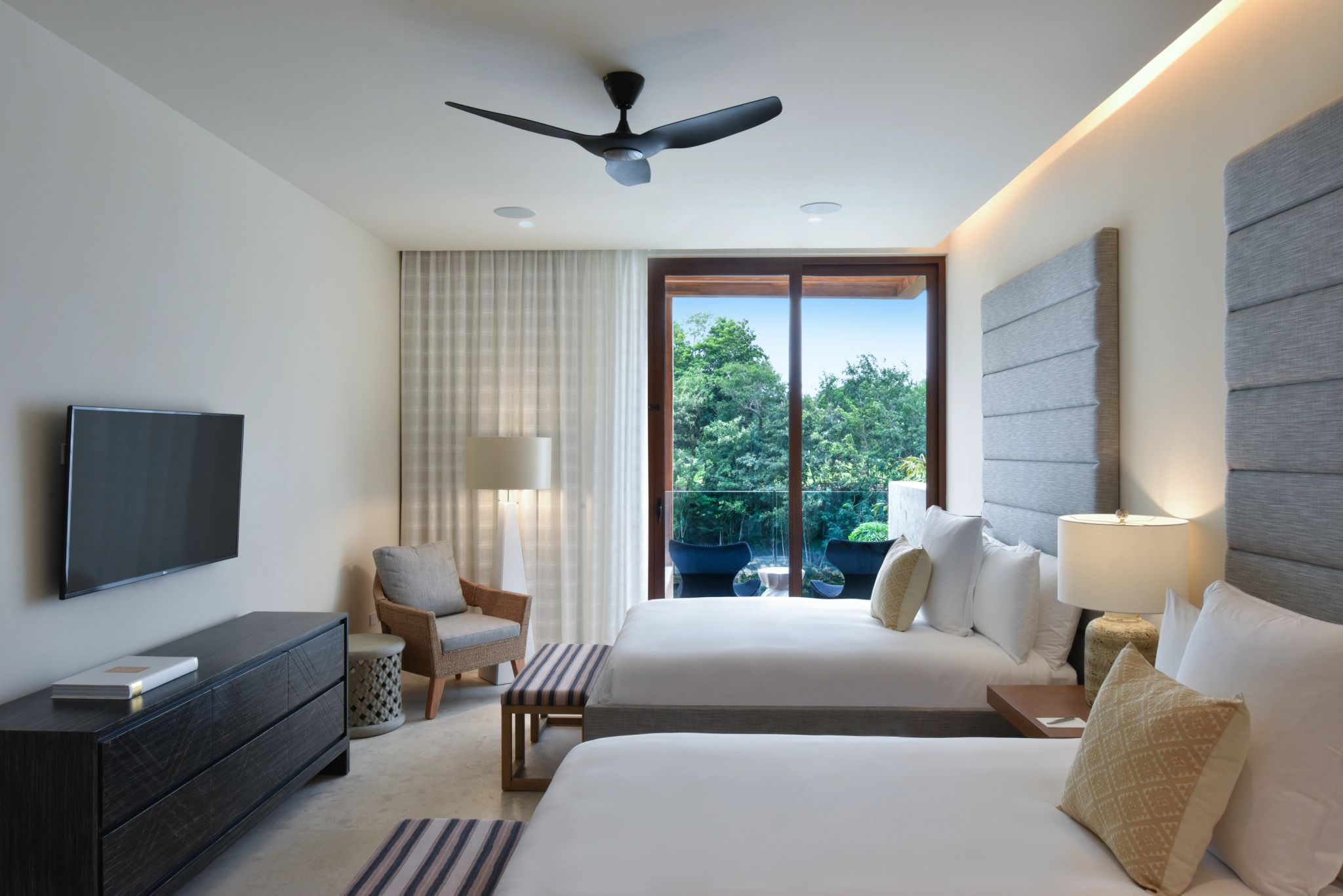 Cenote Two Bedroom Villa suite de luxo – cama queen – suite com vista